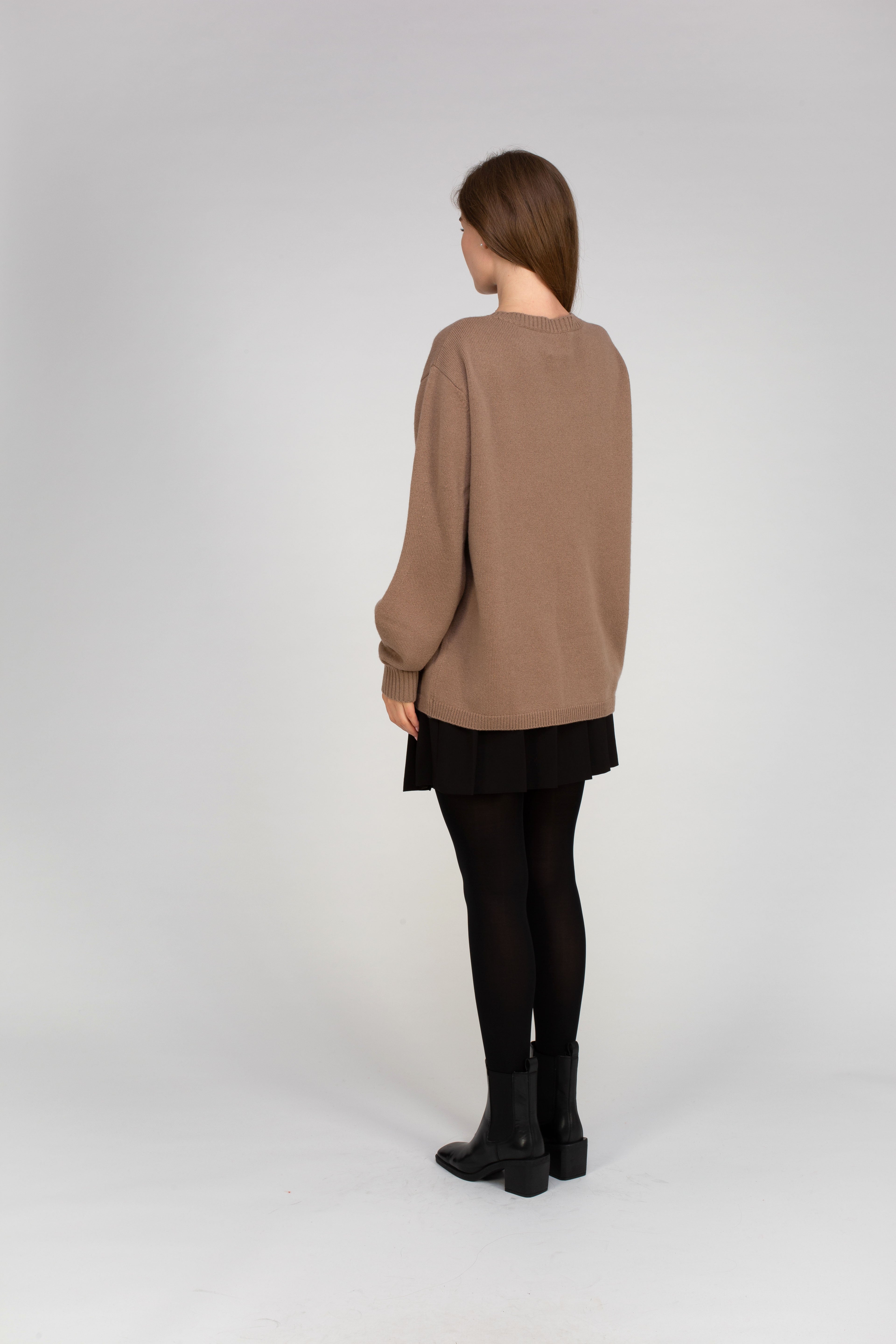 VAN KUKIL FASHIONED SLEEVE JUMPER