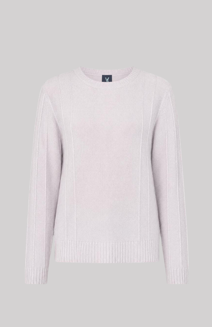 Cashmere Ribbed Detail Jumper