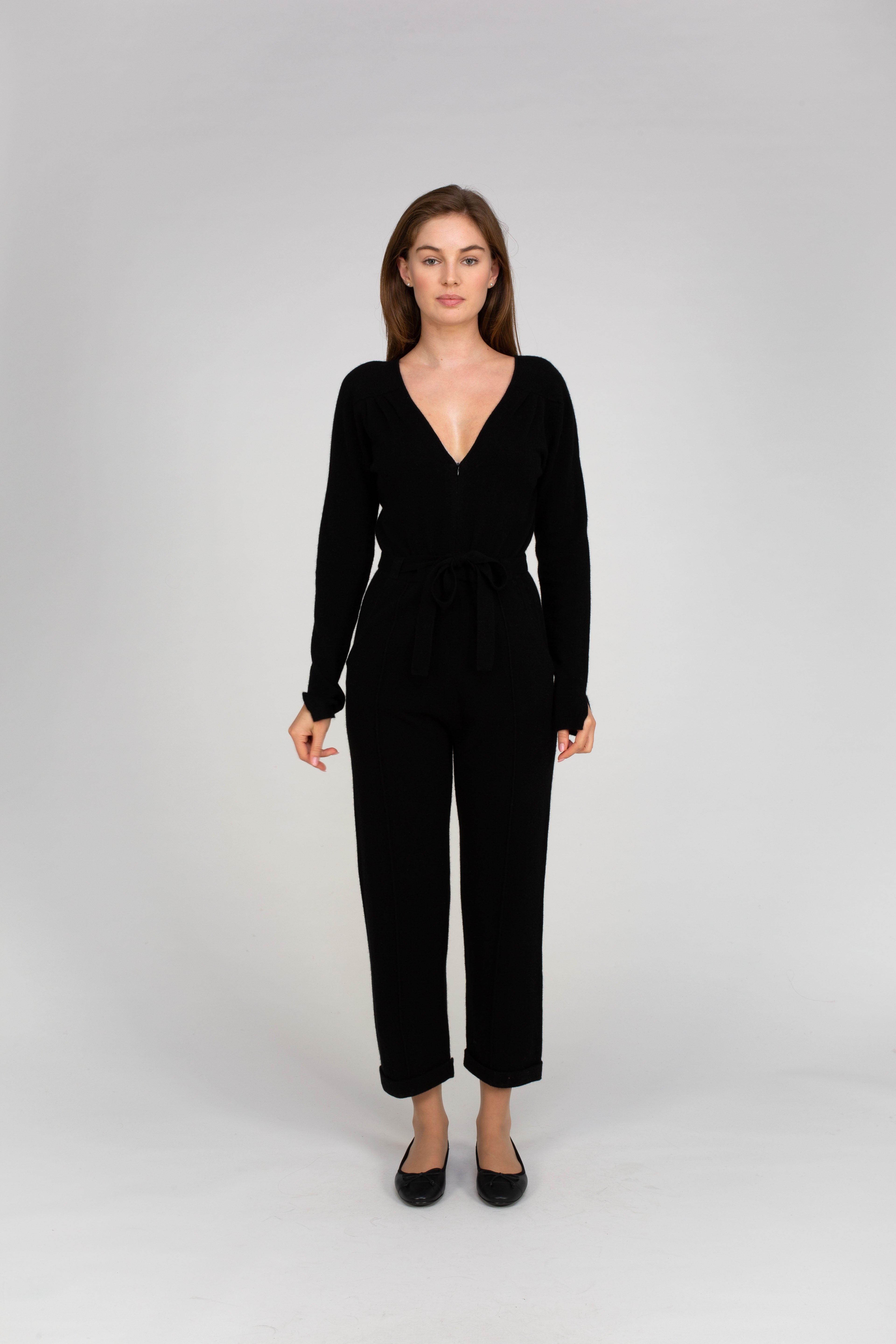 VAN KUKIL 100% CASHMERE JUMPSUIT