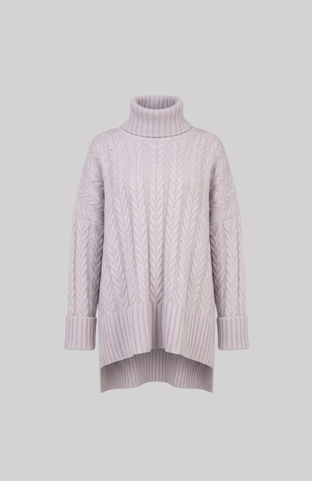 Cable Knit Roll Neck Jumper