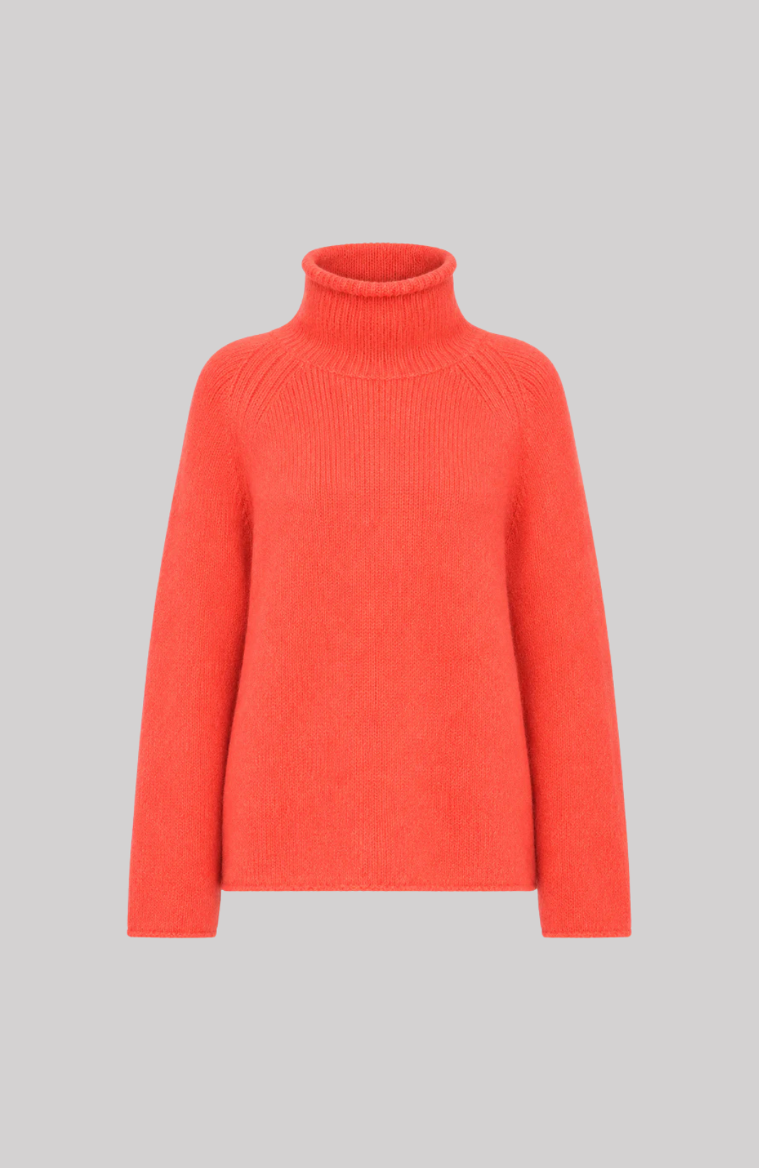 Chunky Knit Funnel Neck Jumper