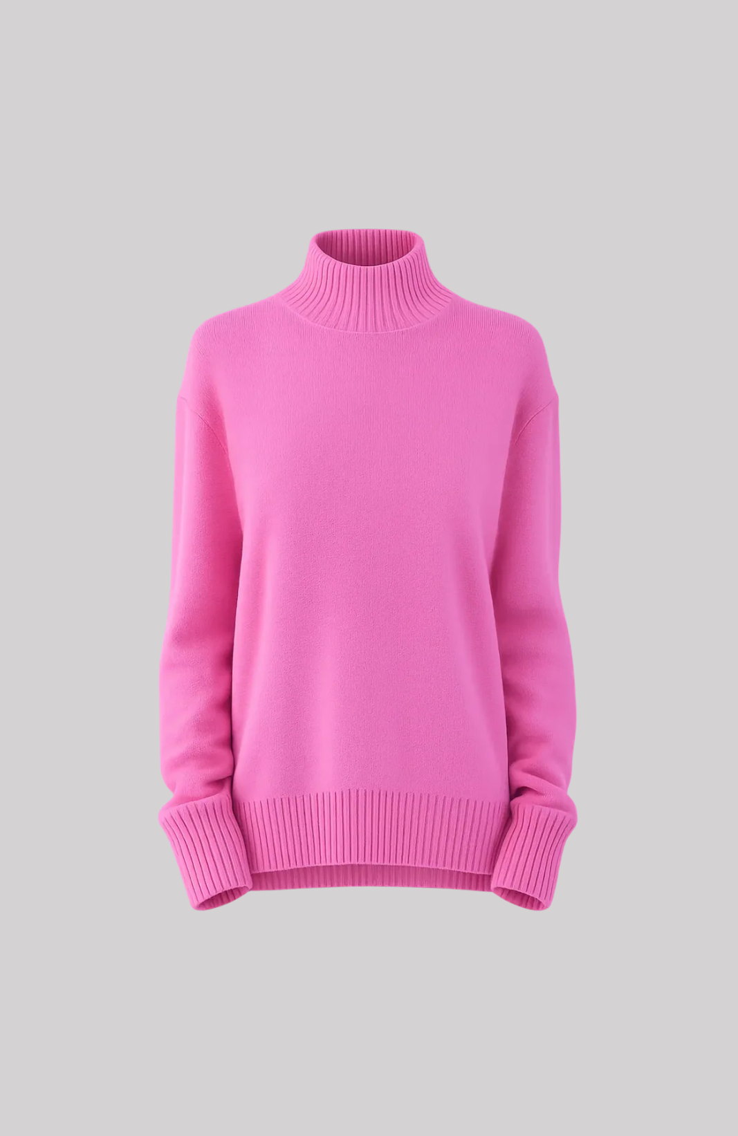 Mock Neck Cashmere Sweater