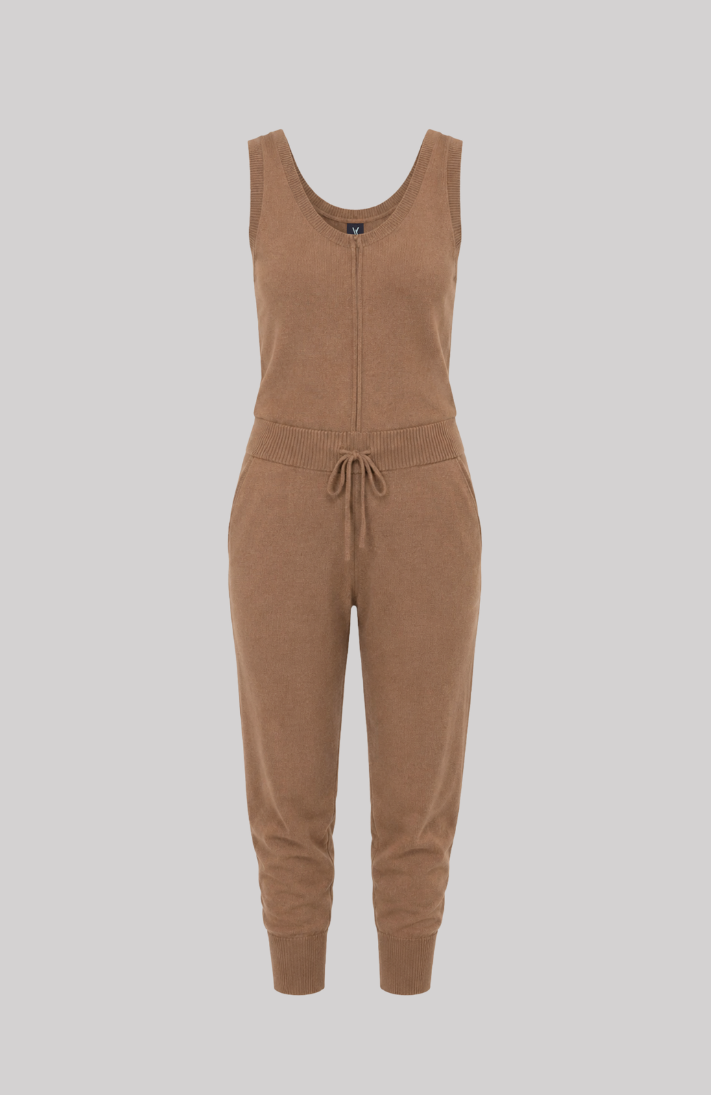 Cashmere Drawstring Jumpsuit