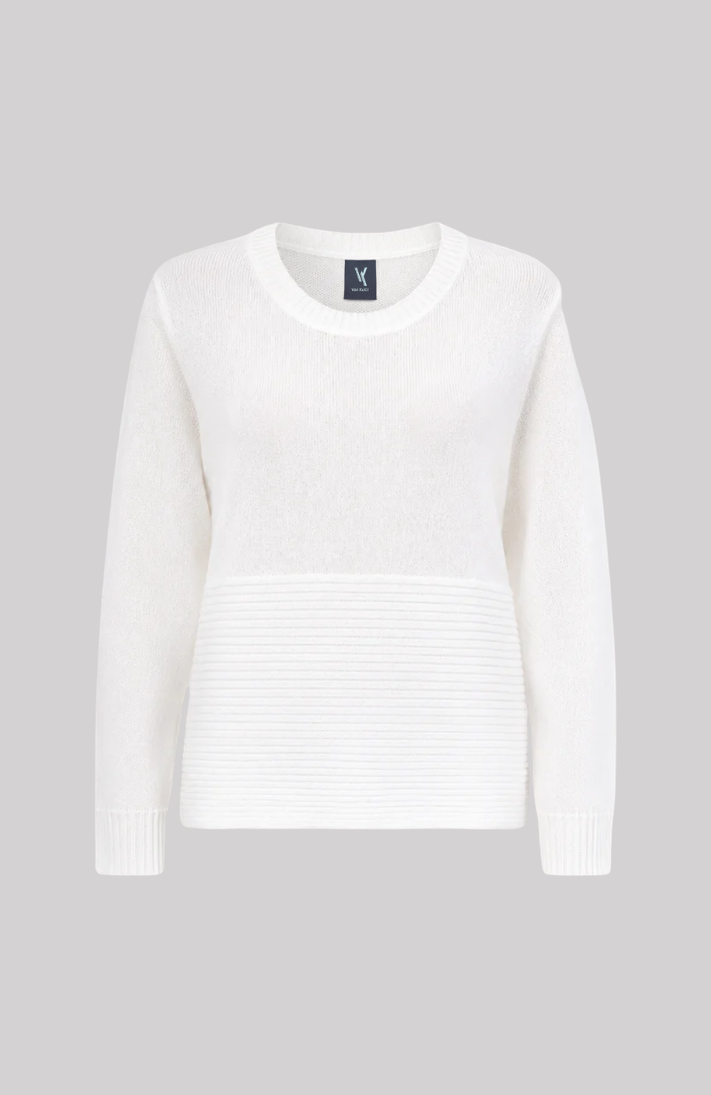 Sheer Cashmere Textured Sweater