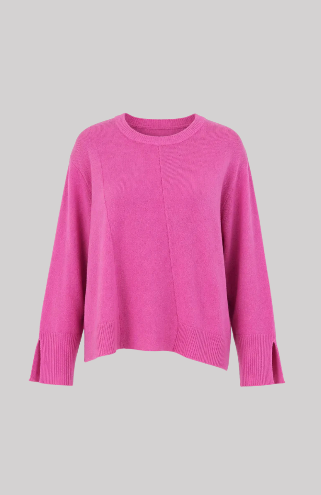 Relaxed Fit Cashmere Crew Neck Sweater