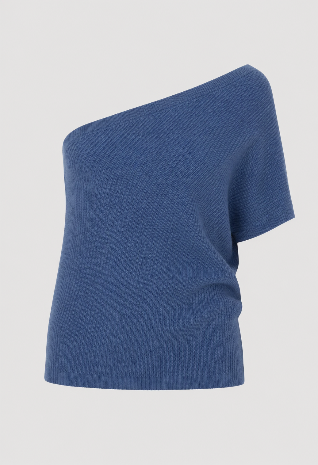 Cashmere One-Shoulder Sweater