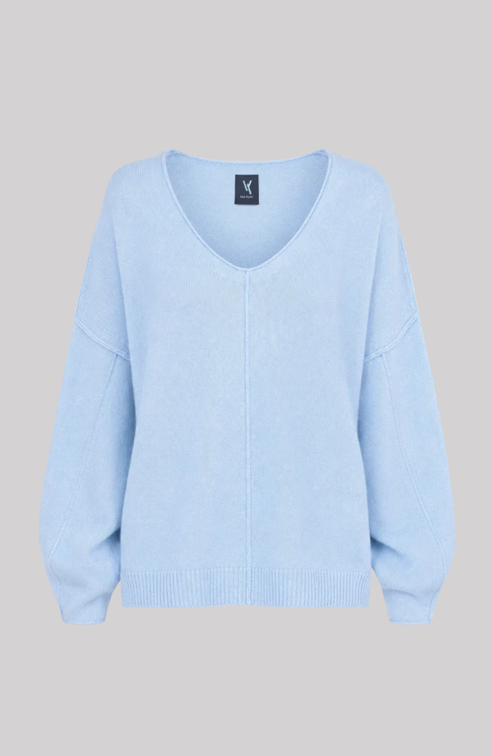 VAN KUKIL V NECK BUTTERFLY JUMPER