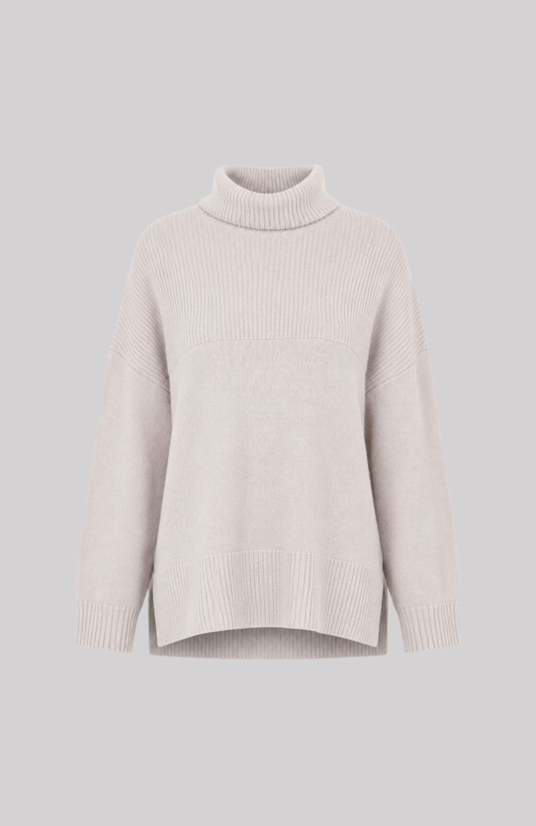 VAN KUKIL ROLL NECK HALF RIB JUMPER