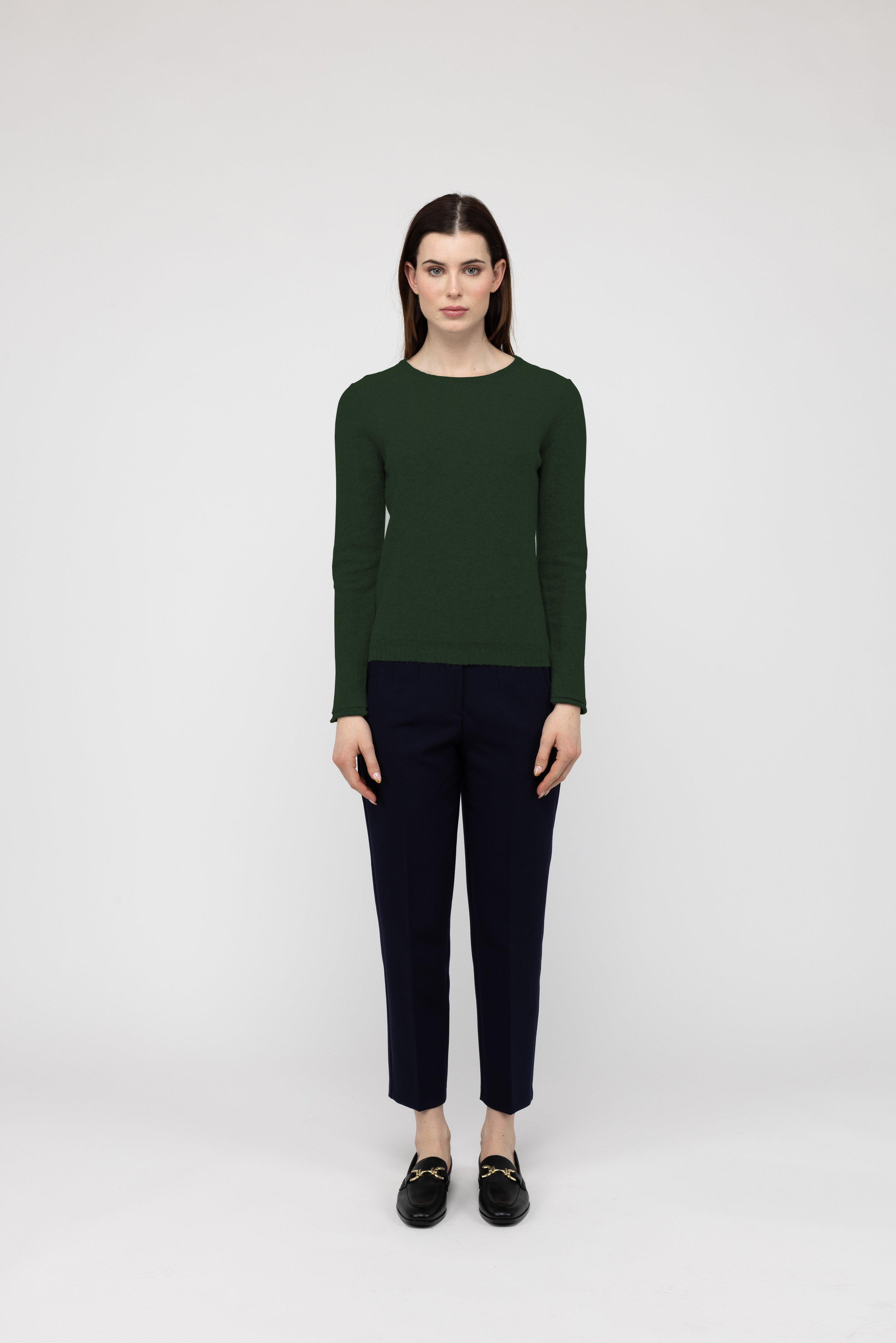 Van Kukil Cashmere Classic Crewneck Jumper
