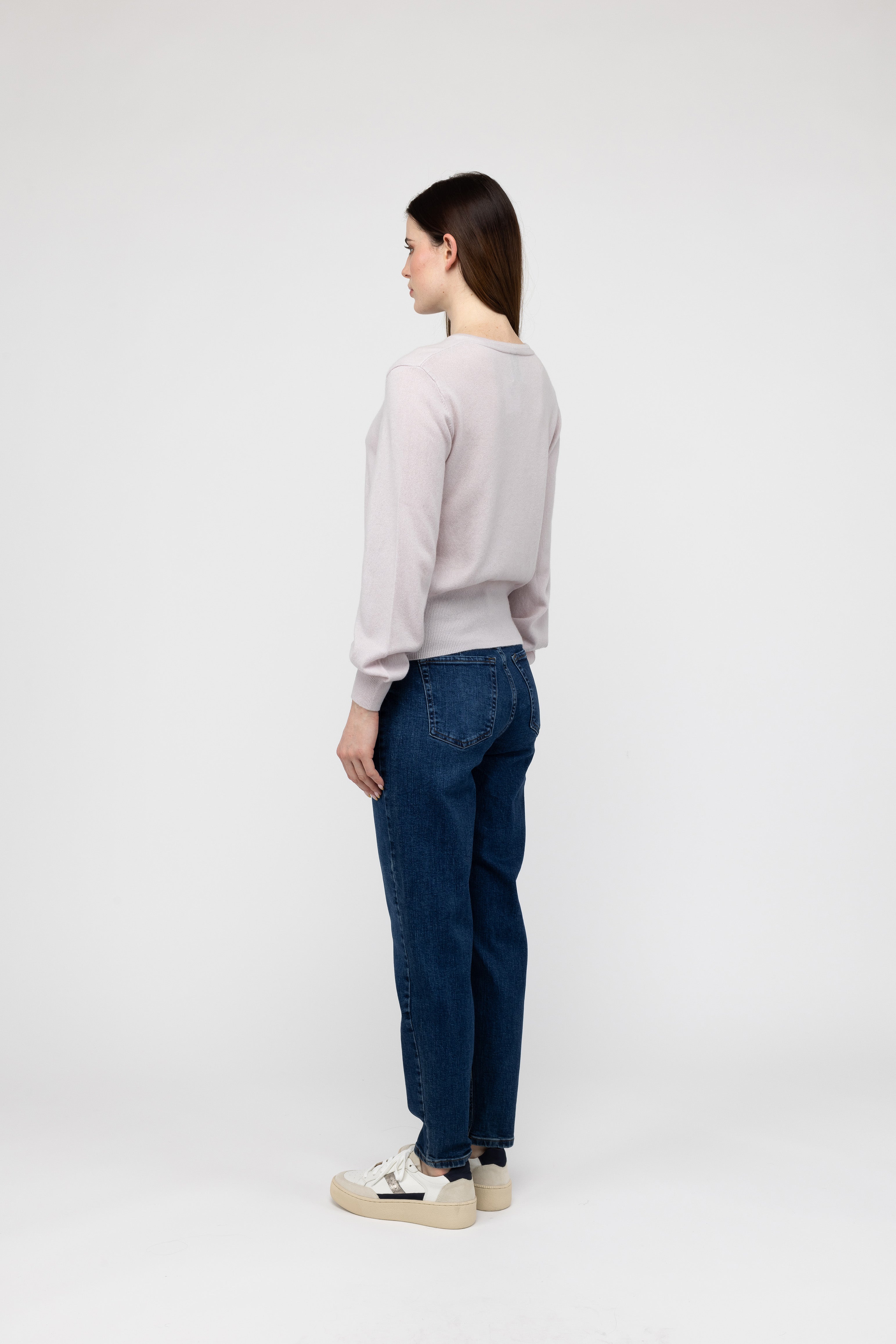 Van Kukil Cashmere Button-Up Cardigan