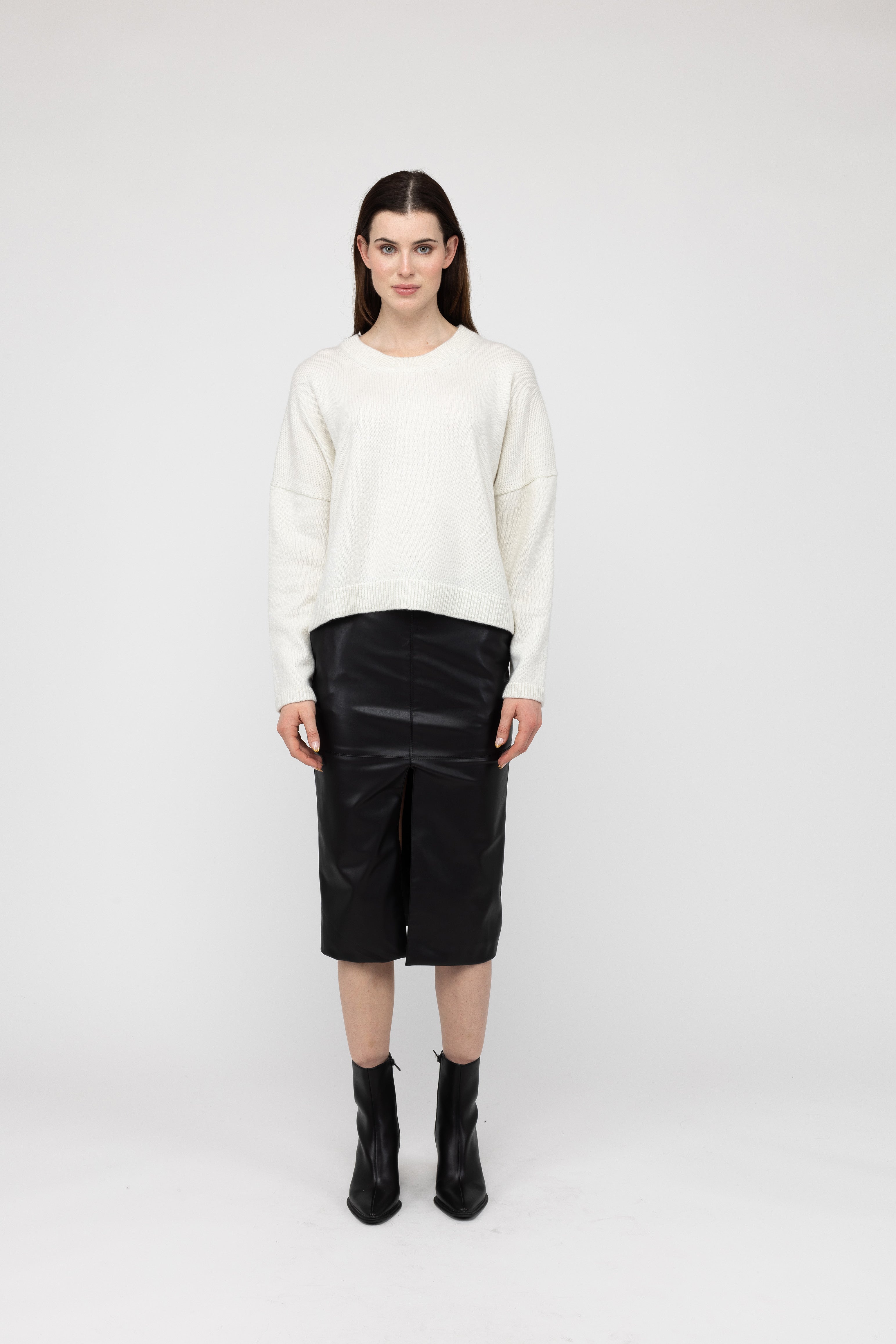 Van Kukil Cashmere Relaxed Crewneck Sweater