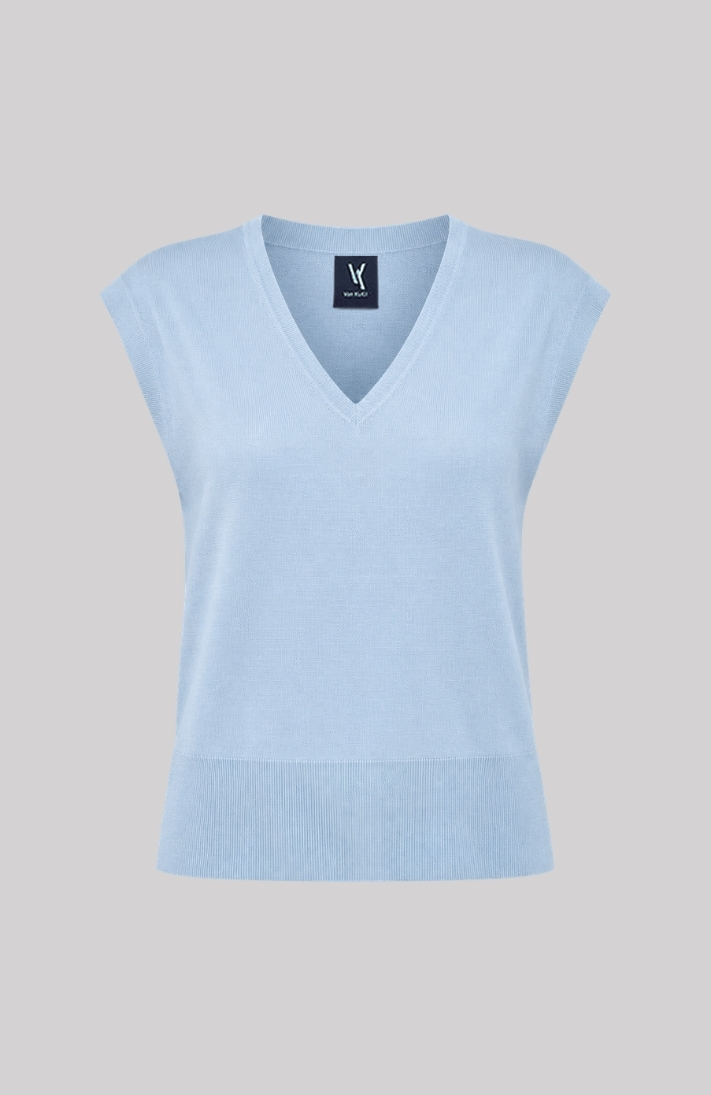 Sleeveless Cashmere Sweater