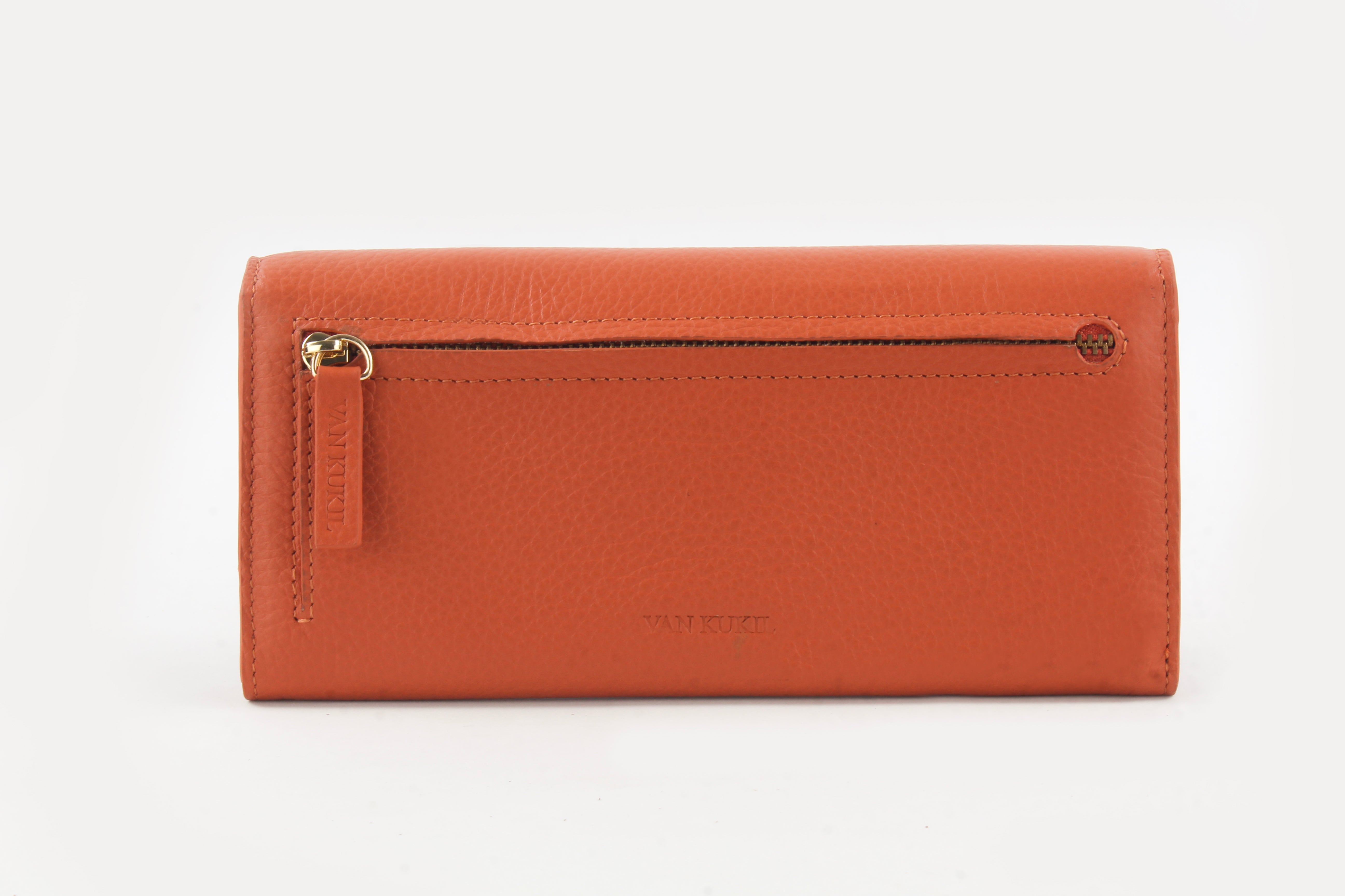 VAN KUKIL TODS LEATHER  LONG WALLET