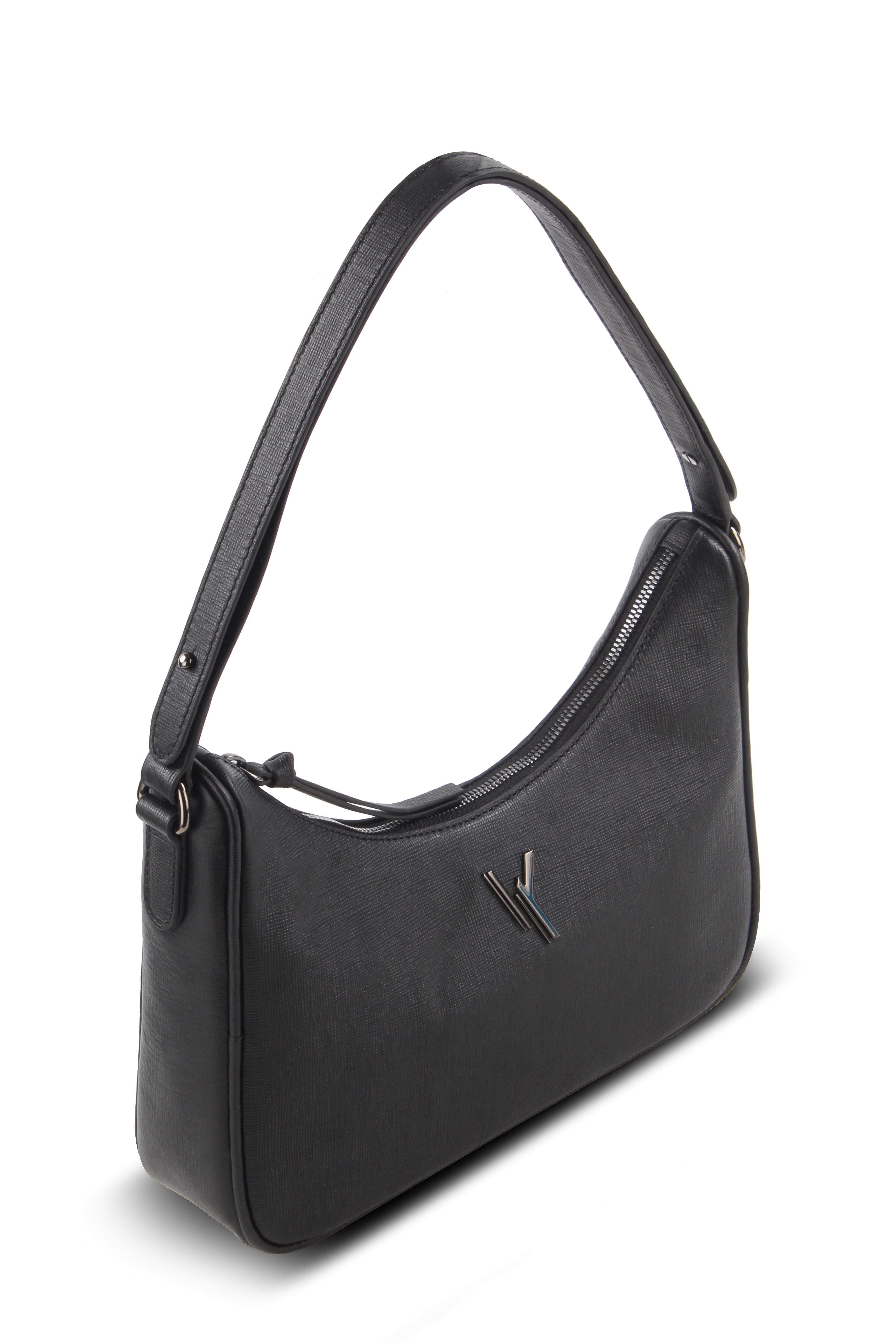 VAN KUKIL SAFFIANO LEATHER MINI SHOULDER BAG