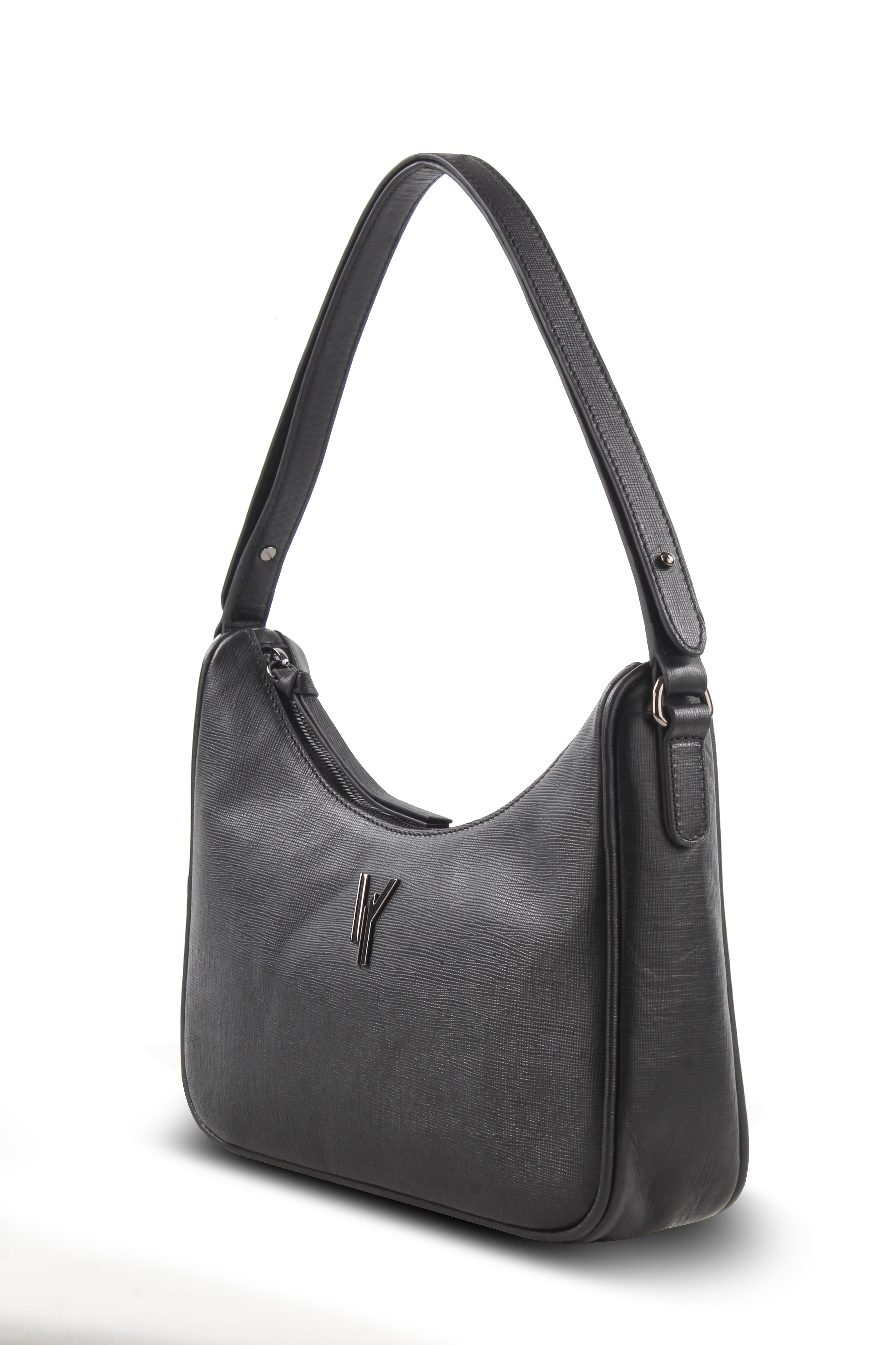 VAN KUKIL SAFFIANO LEATHER MINI SHOULDER BAG