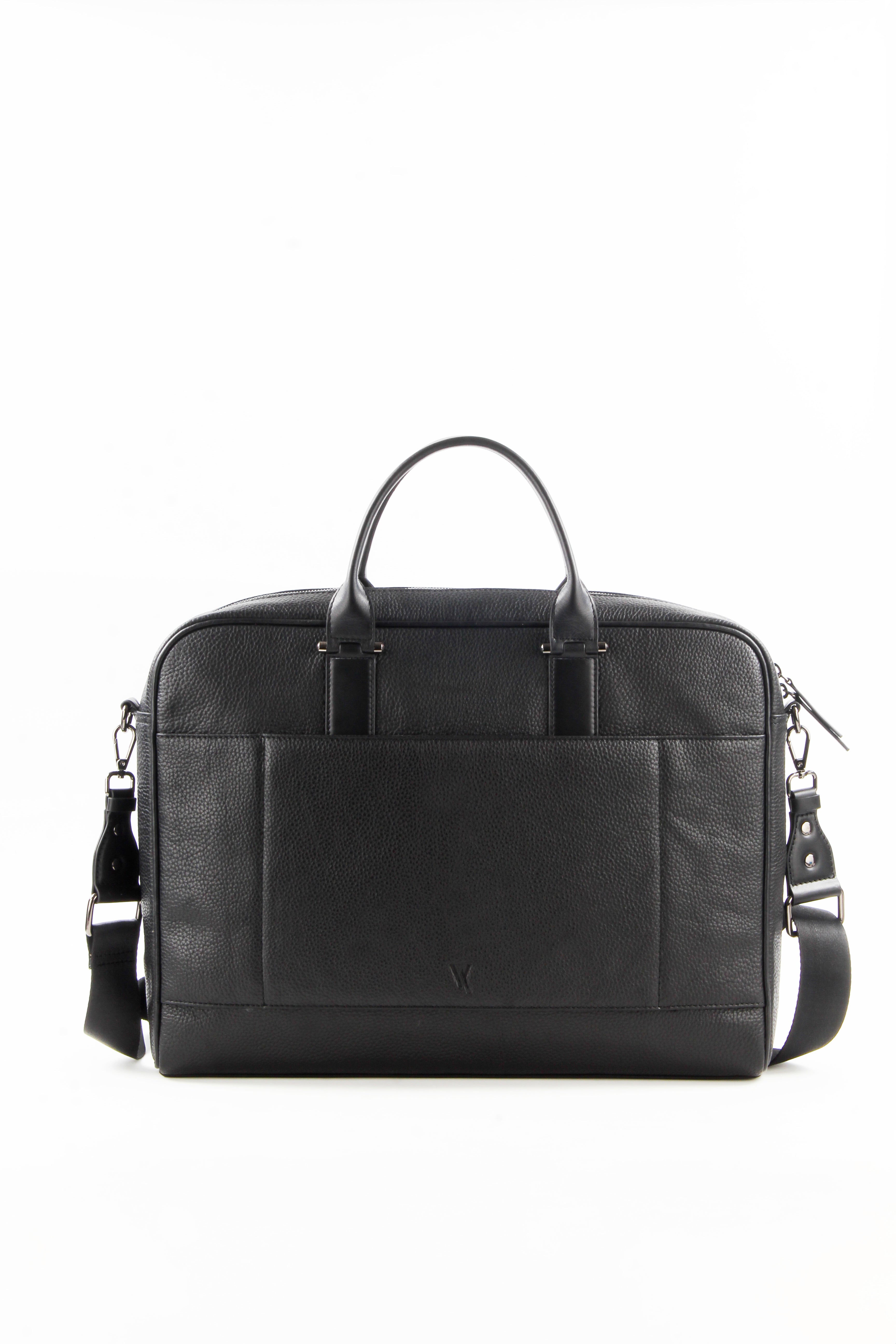 VAN KUKIL TODS LEATHER LAPTOP BAG