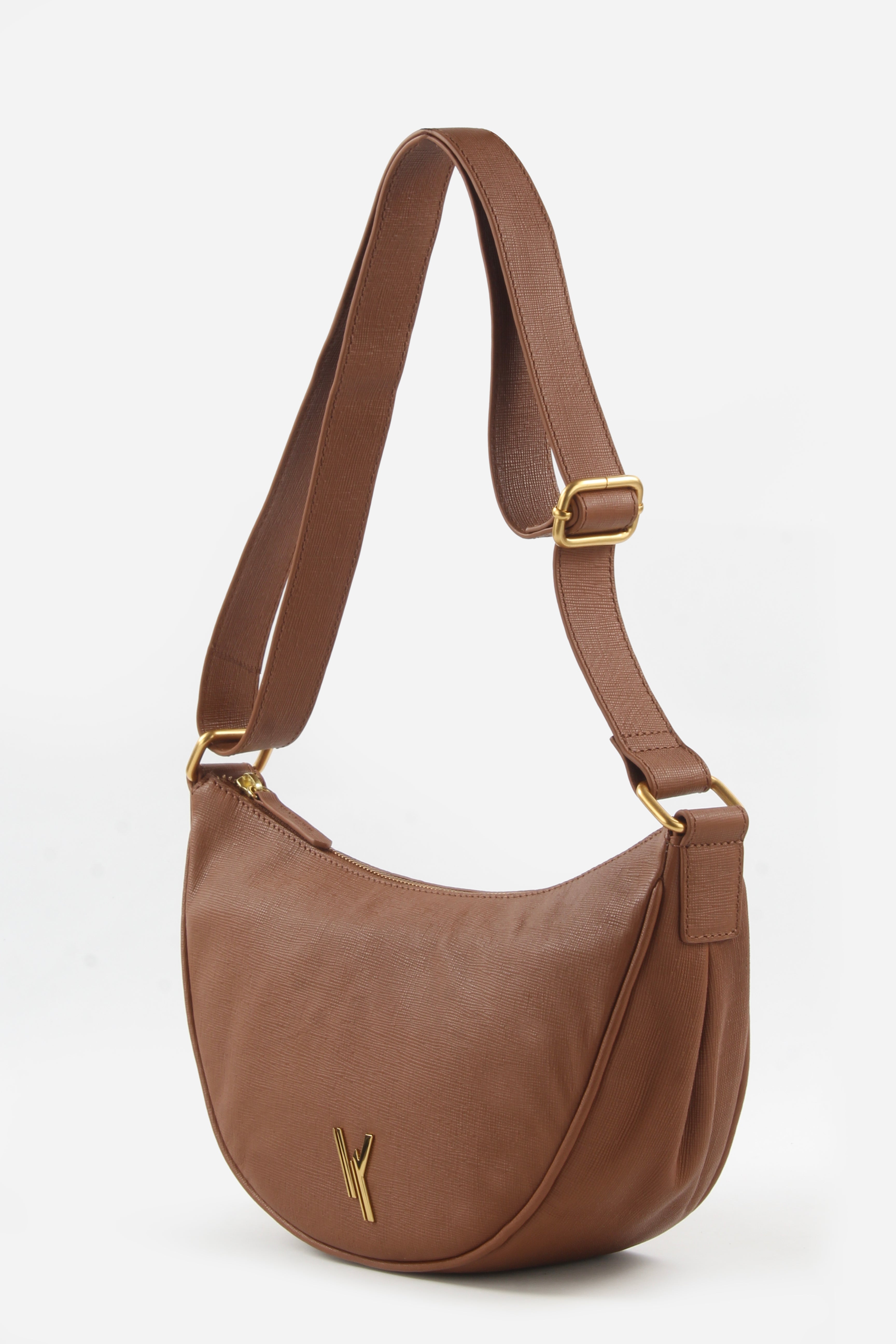 VAN KUKIL SAFFIANO LEATHER SLING BAG