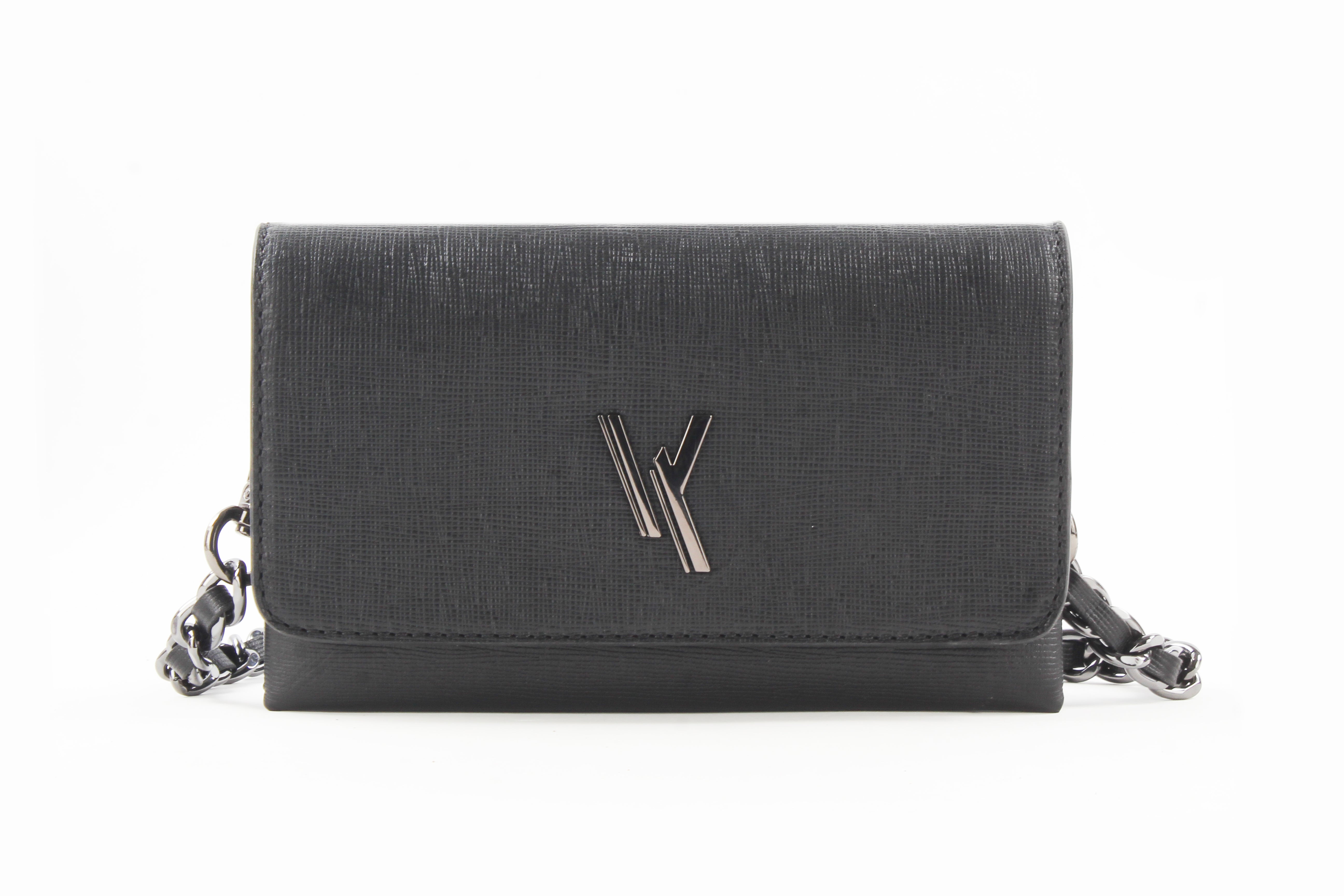 VAN KUKIL SAFFIANO LEATHER MINI SHOULDER BAG