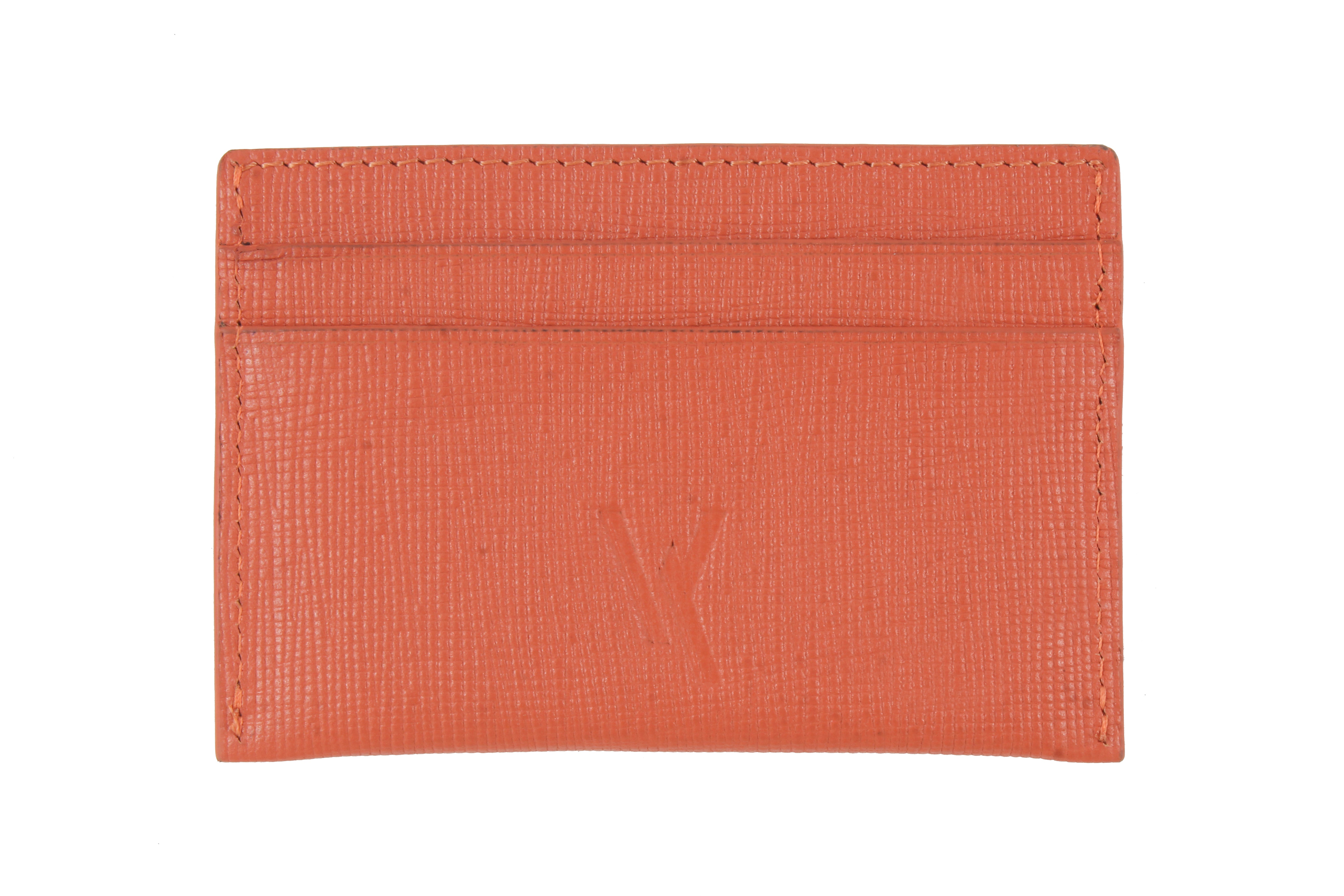 VAN KUKIL SAFFIANO LEATHER MINI CARD HOLDER