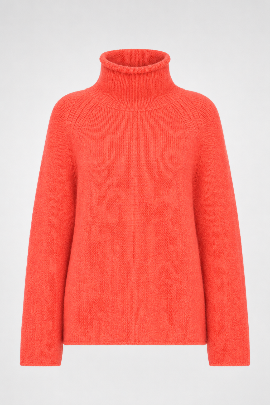 Chunky Knit Funnel Neck Jumper