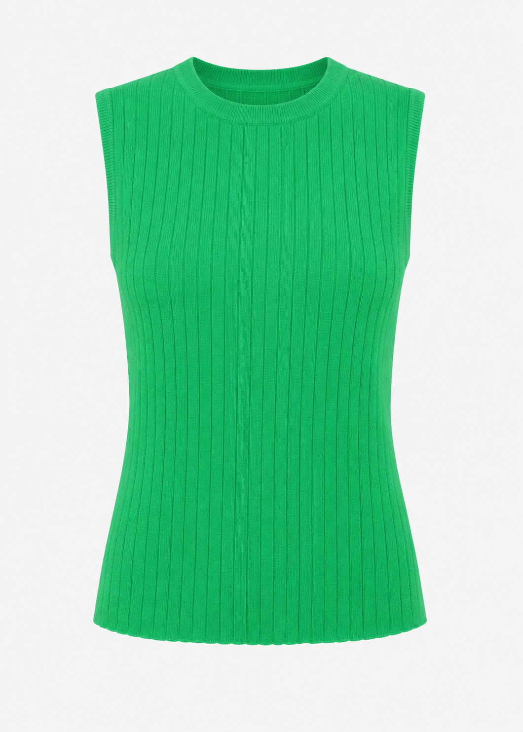Ribbed Cashmere Tank Top