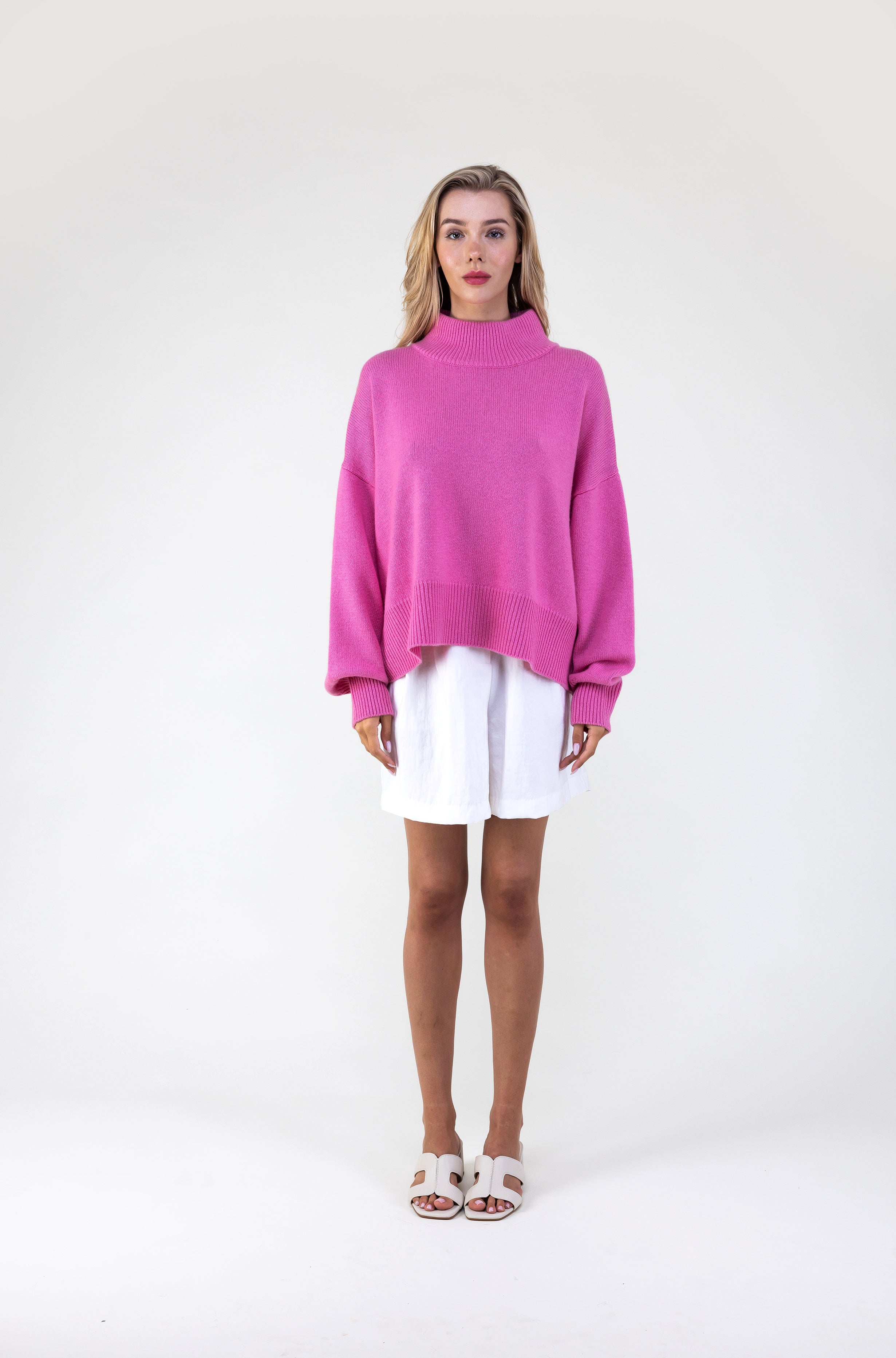 Van Kukil Funnel Neck Sweater