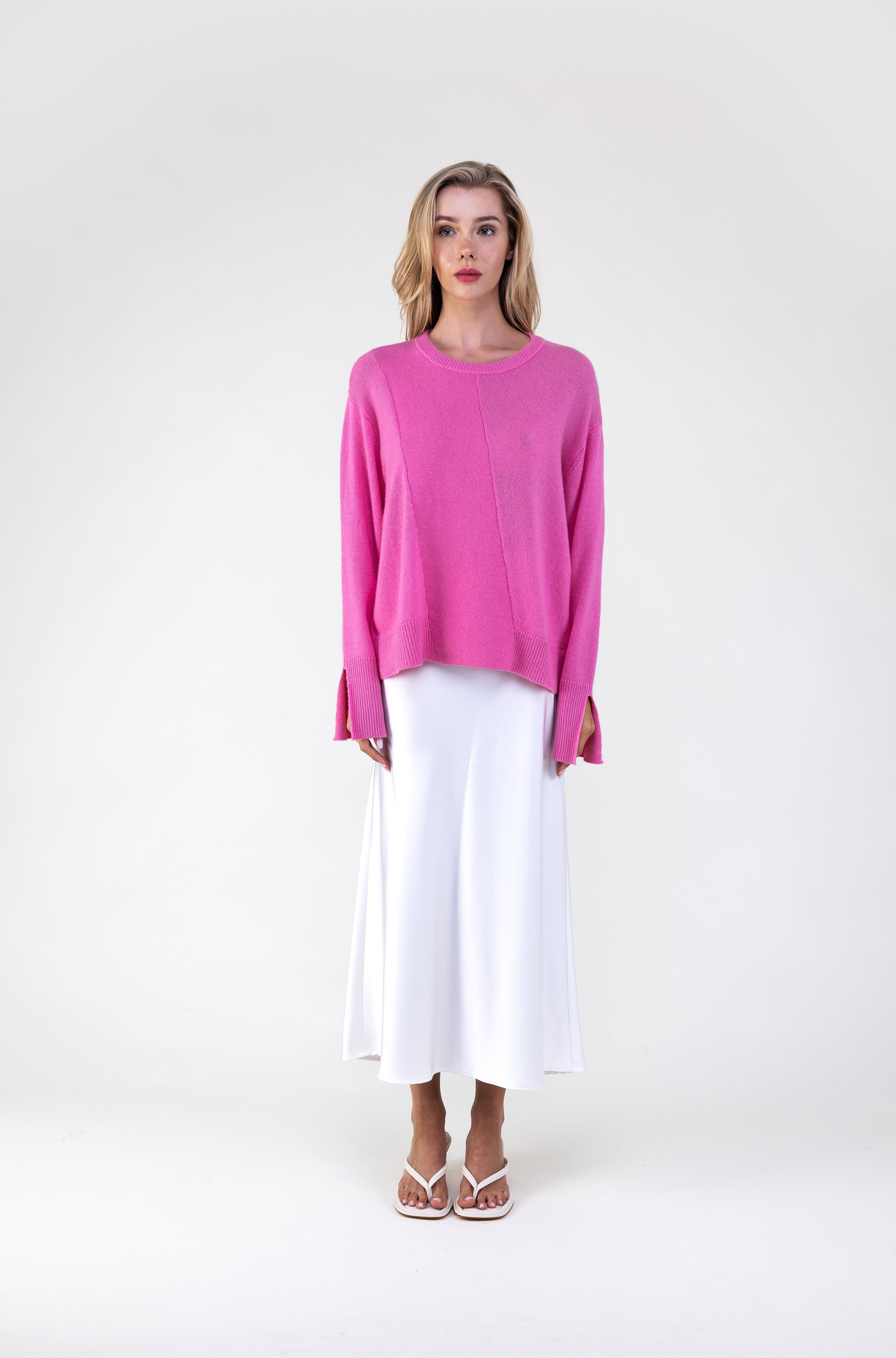 Van Kukil Cashmere Relaxed Crewneck Sweater