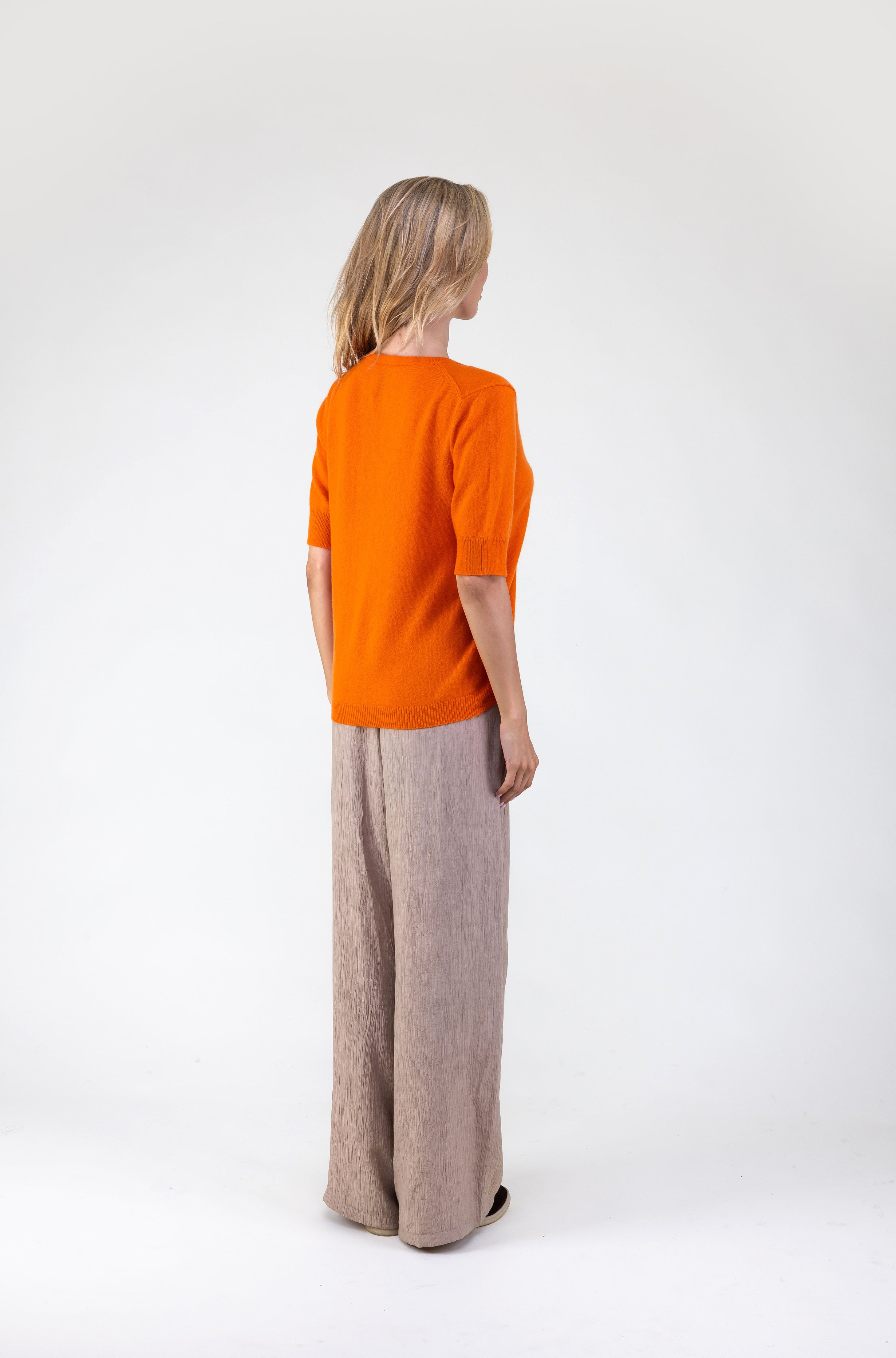 Van Kukil V-Neck Short Sleeve Cardigan