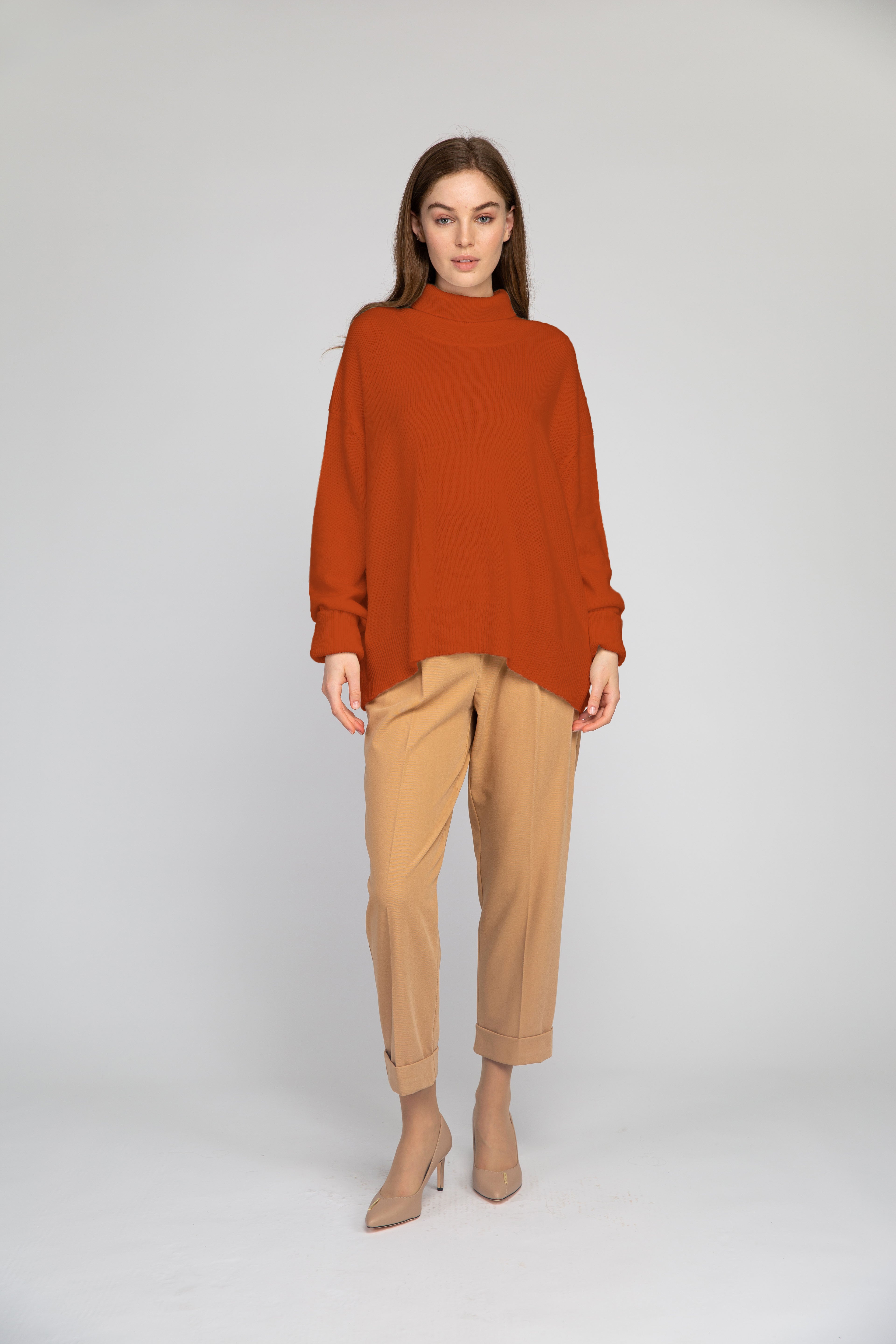 VAN KUKIL HIGH NECK JUMPER