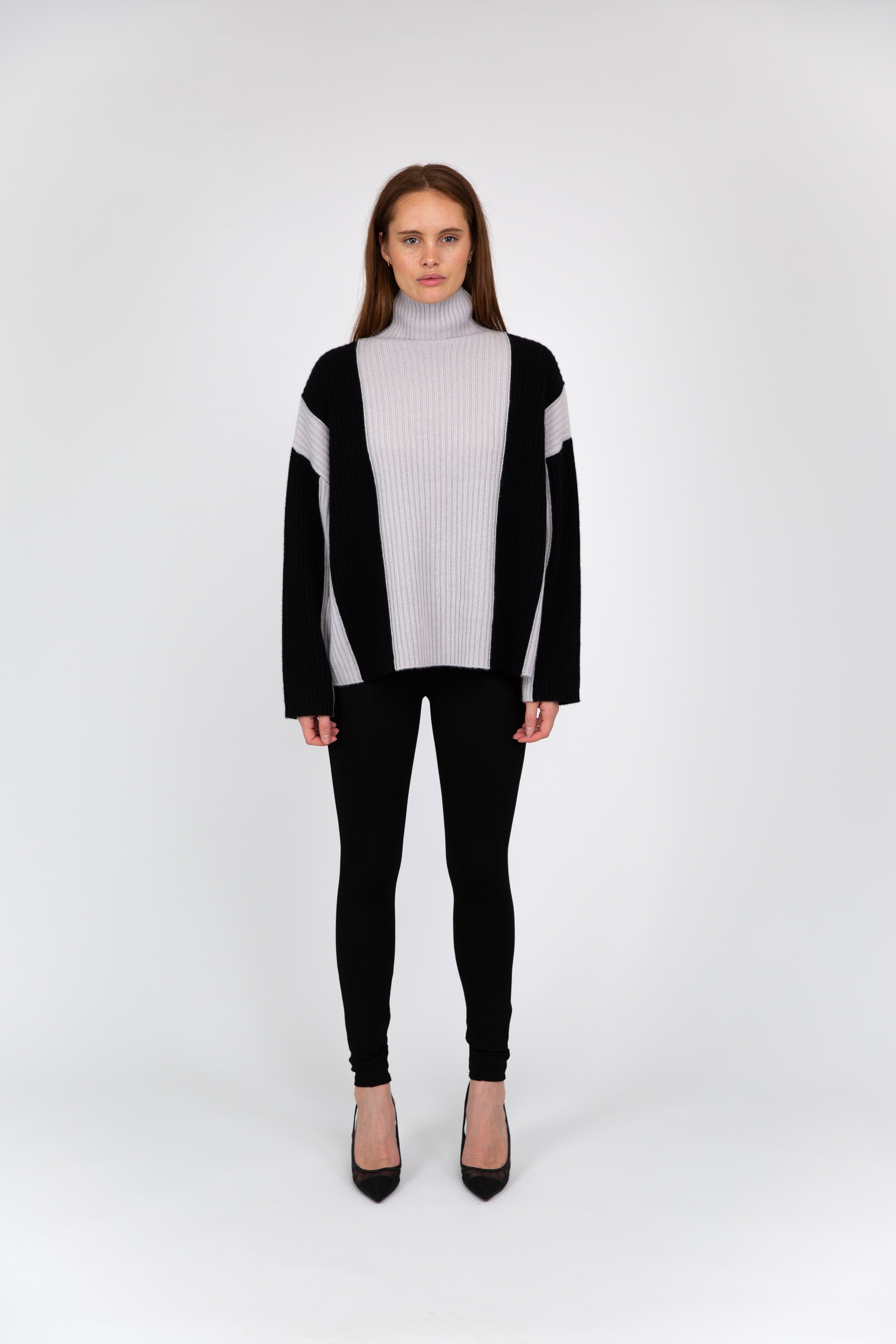 VAN KUKIL TWO TONED JUMPER