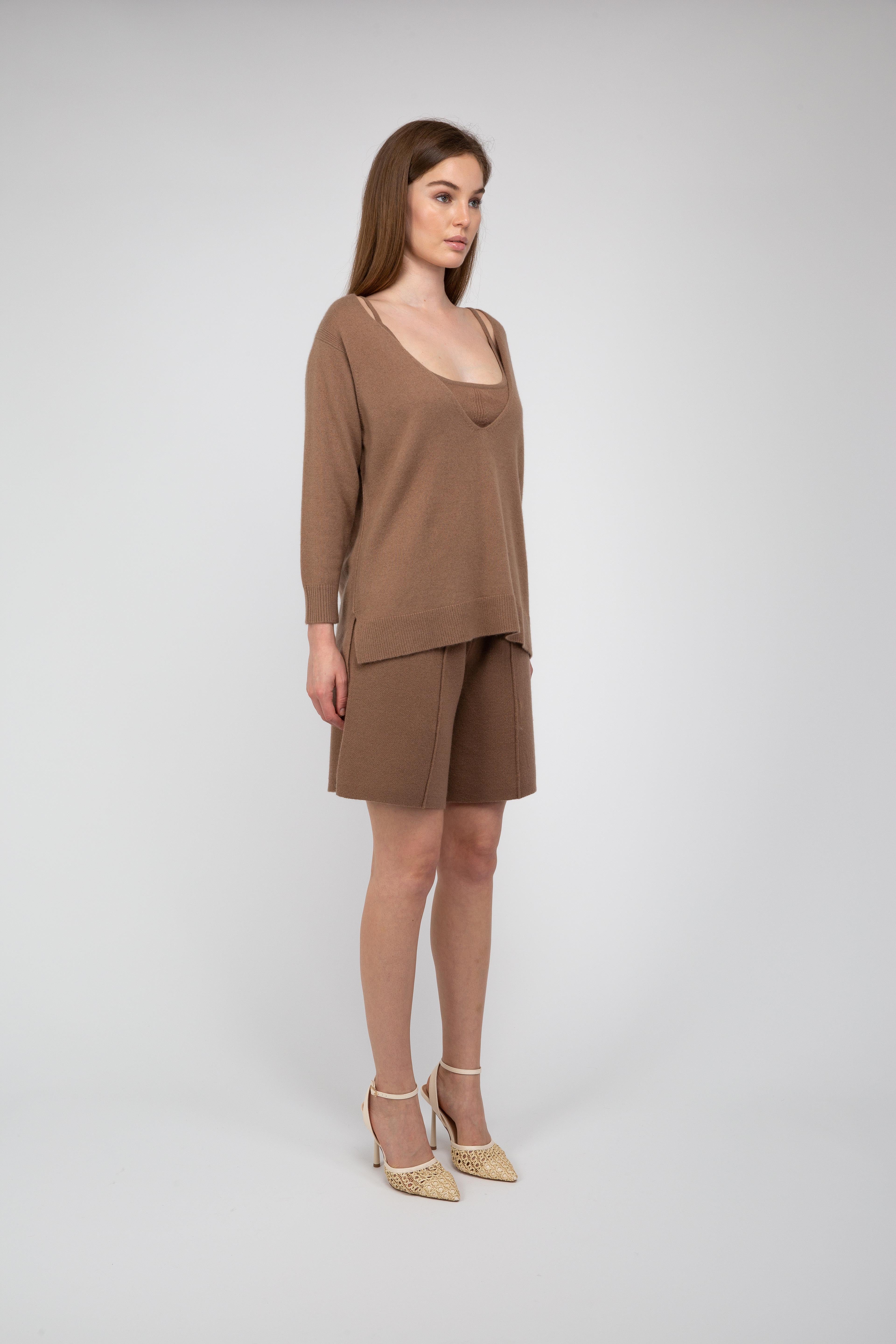 Van Kukil Cashmere V-Neck Jumper