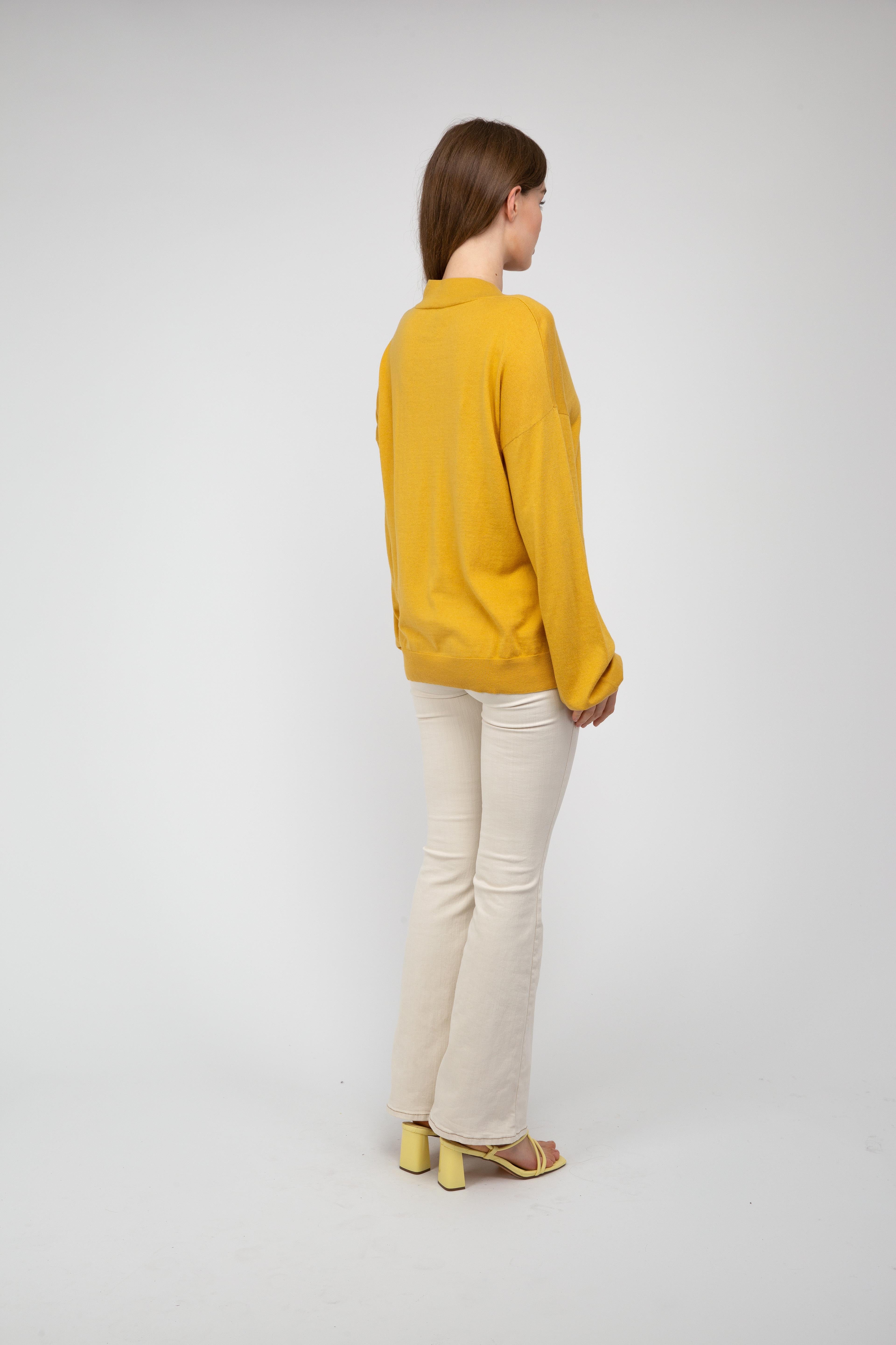 Van Kukil Relaxed V-Neck Jumper