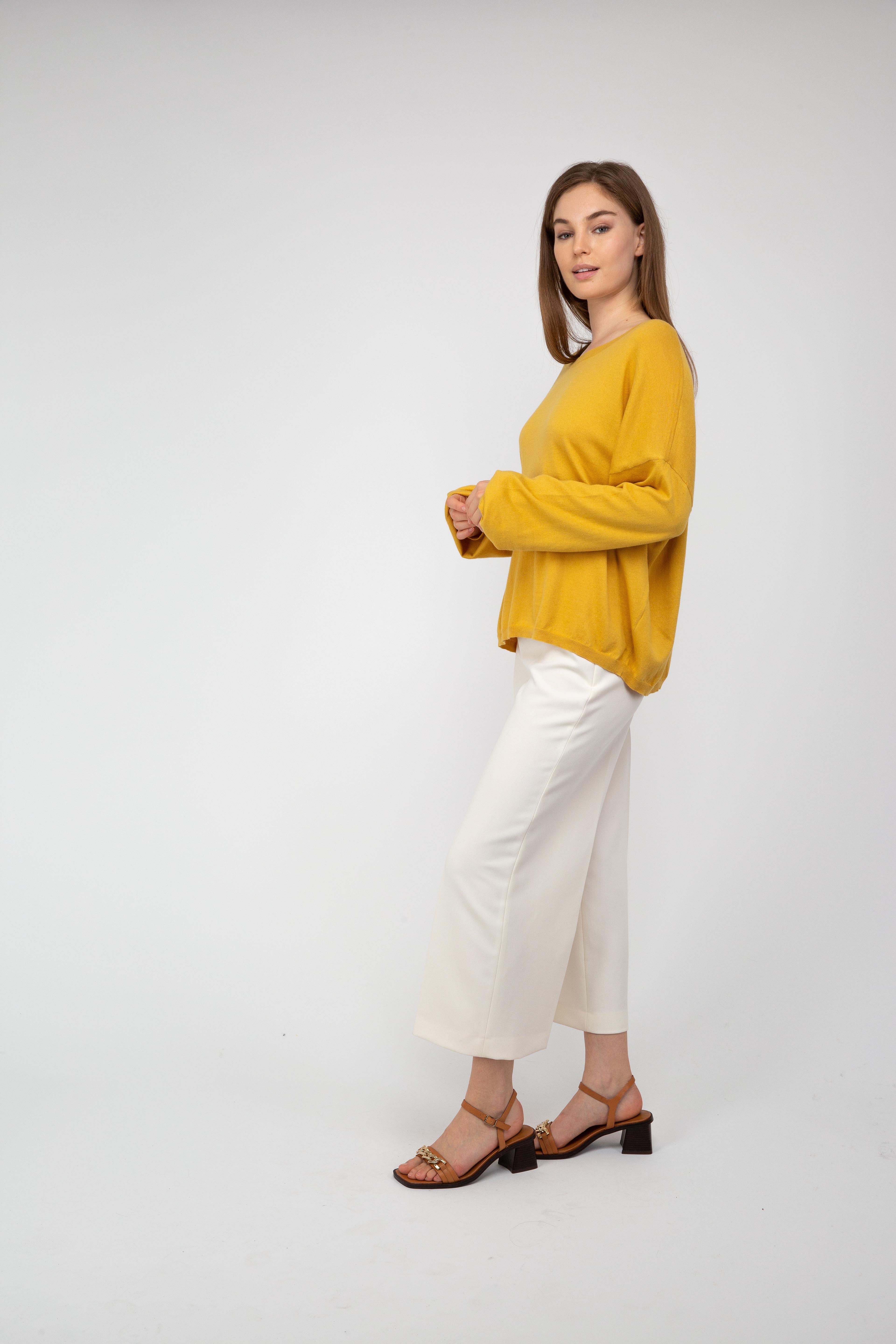 Van Kukil Oversized Drop Shoulder Jumper