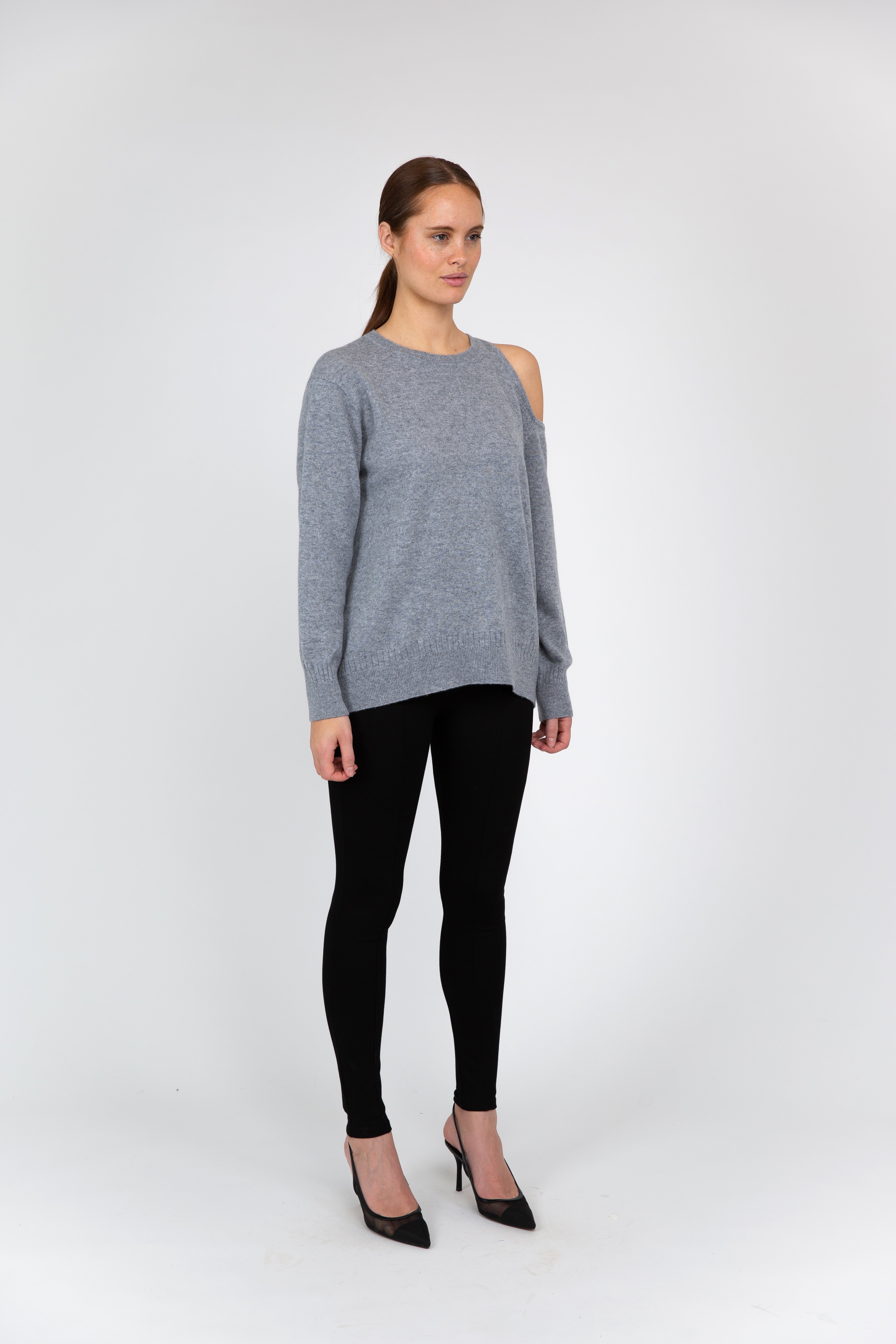 VAN KUKIL COLD SHOULDER JUMPER