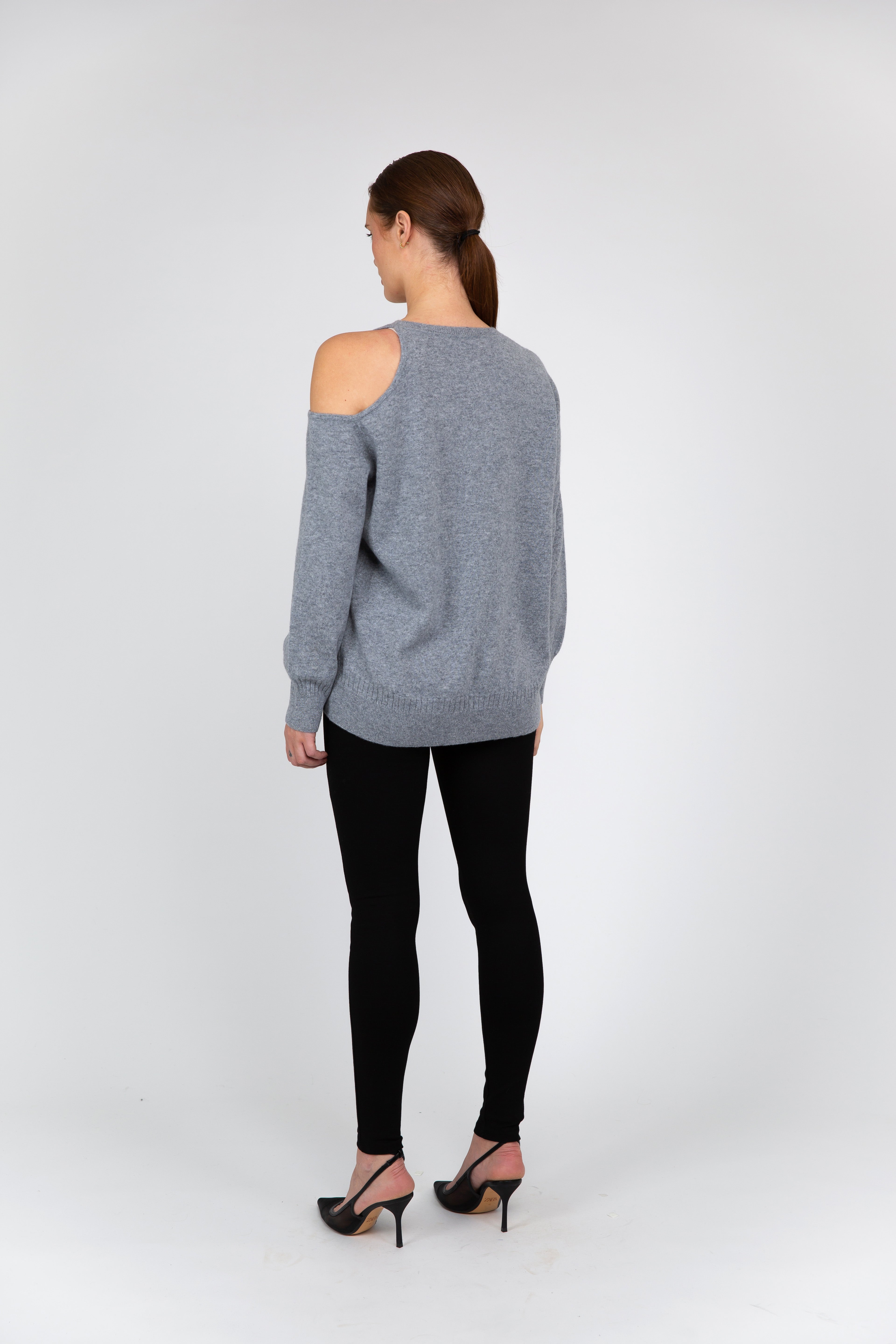 VAN KUKIL COLD SHOULDER JUMPER