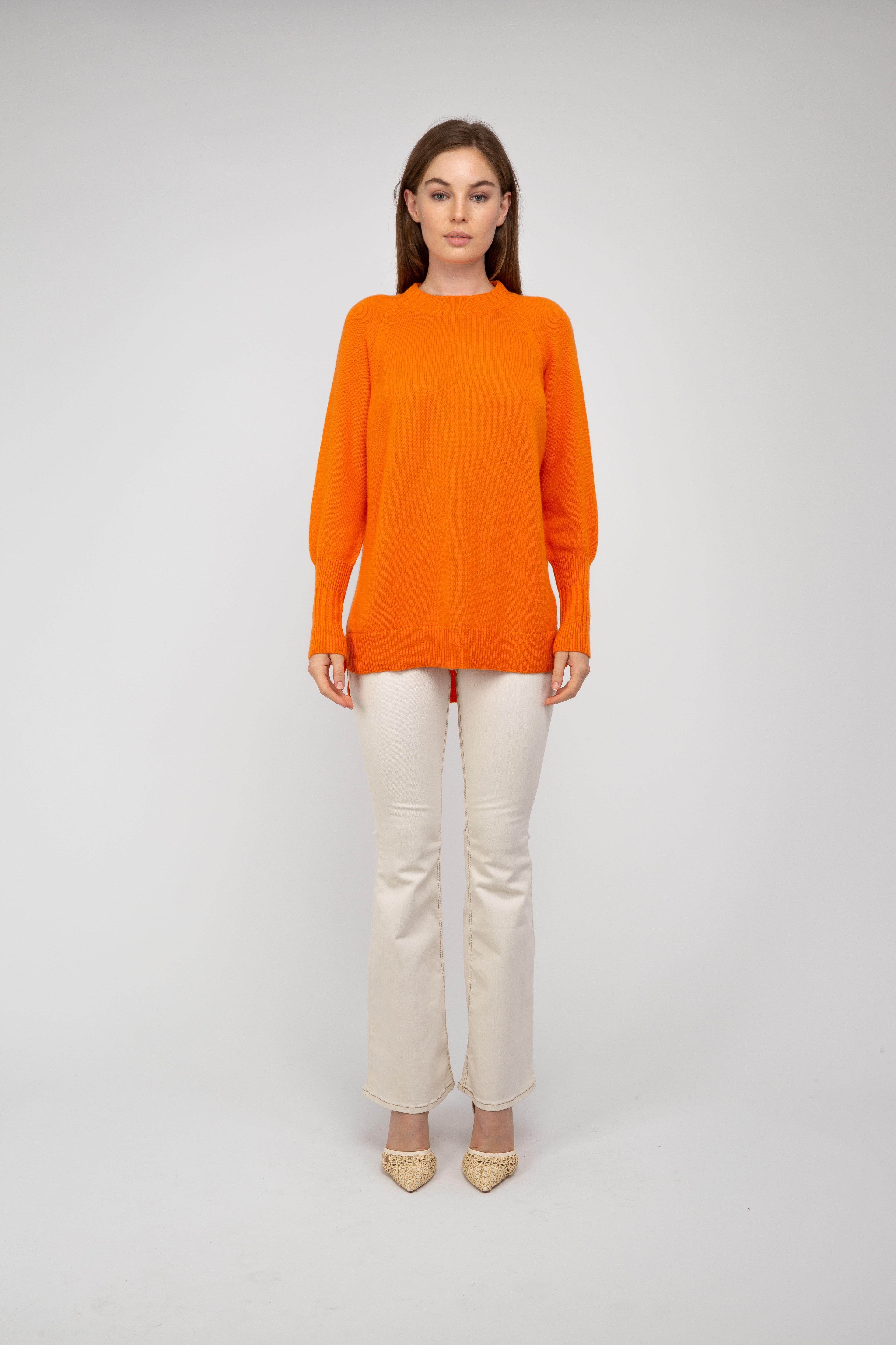 Van Kukil Cashmere Mutton Sleeve Jumper