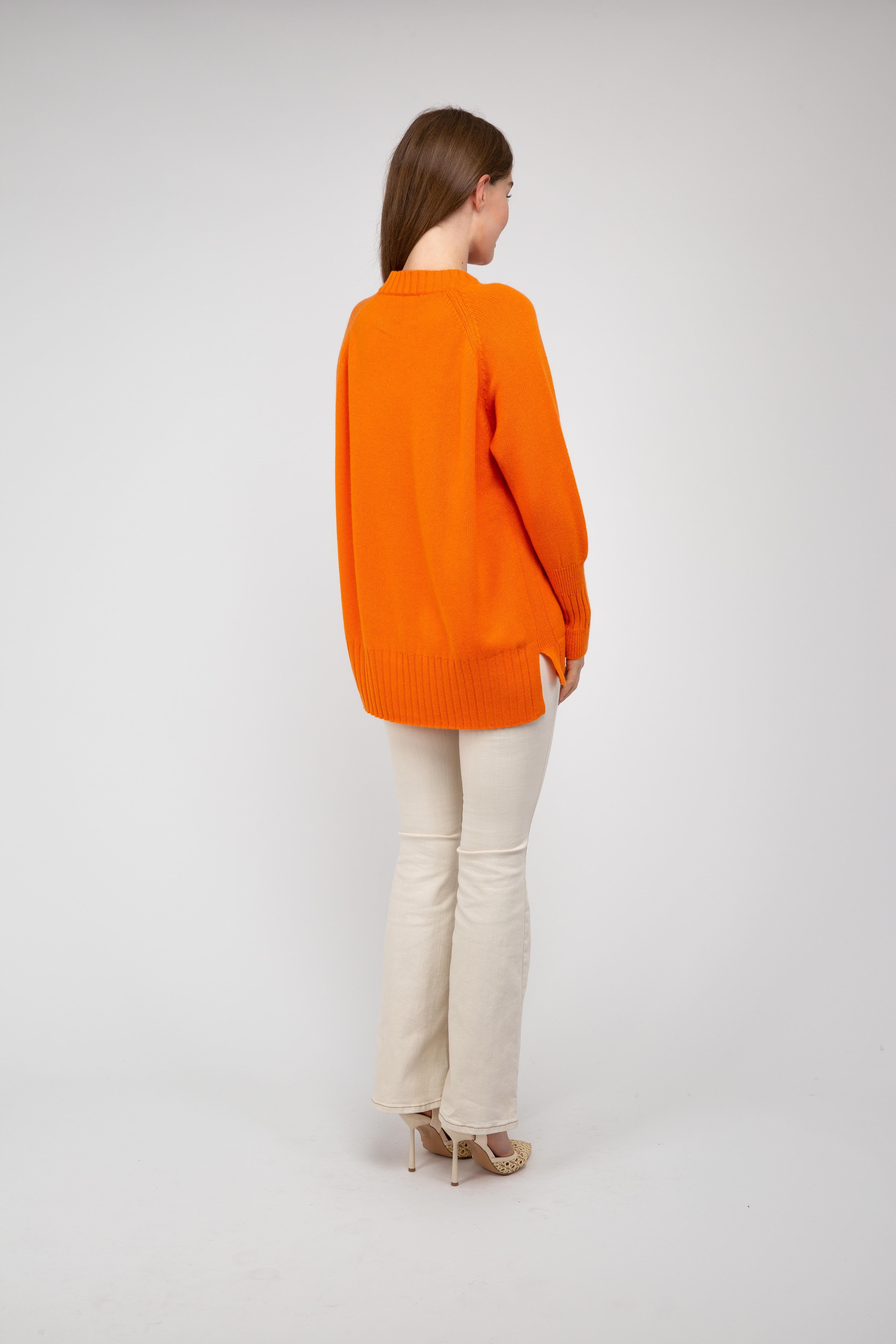 Van Kukil Cashmere Mutton Sleeve Jumper