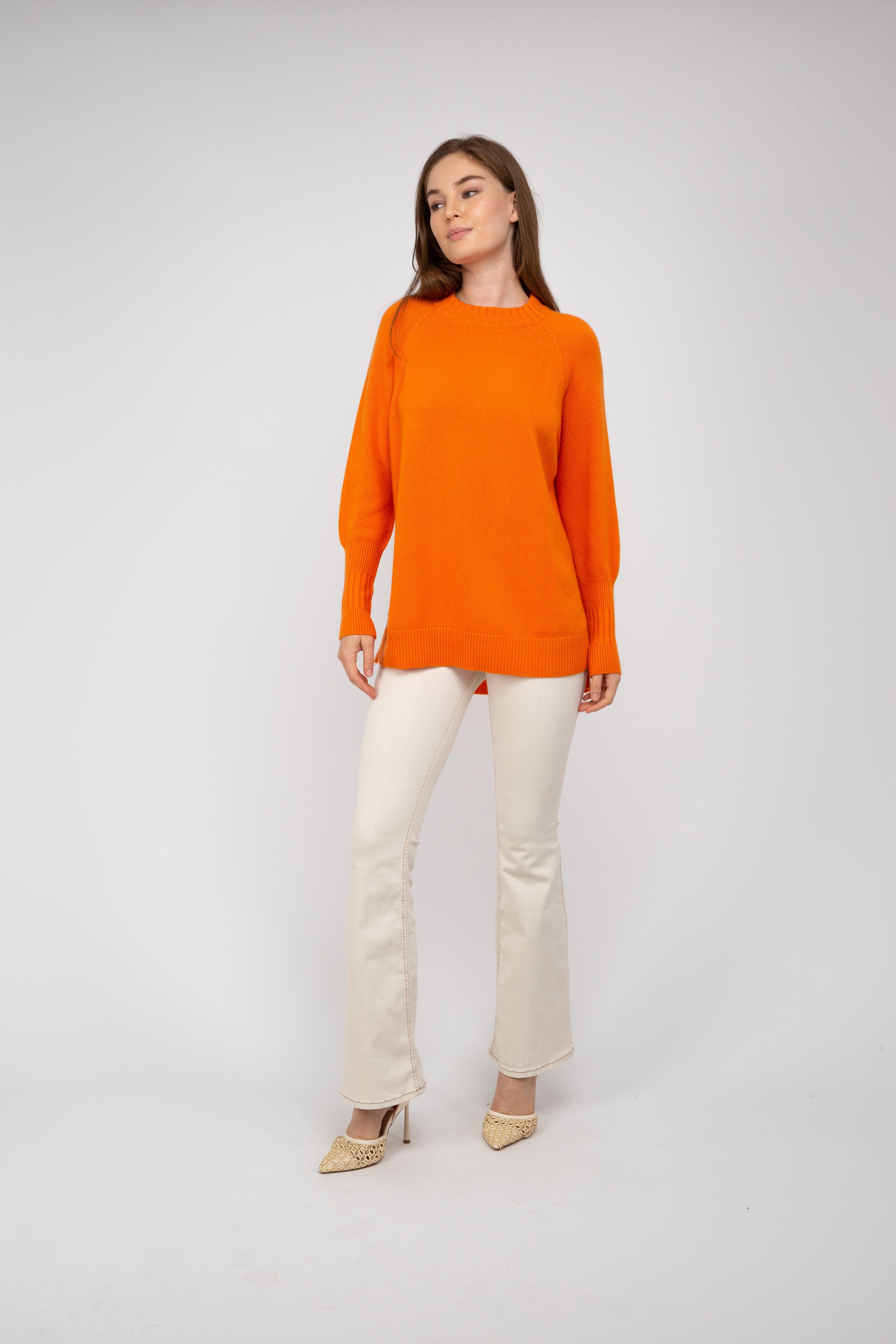 Van Kukil Cashmere Mutton Sleeve Jumper