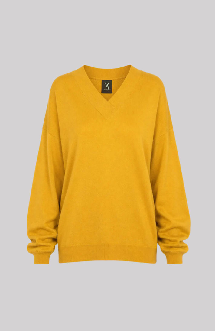Van Kukil Relaxed V-Neck Jumper