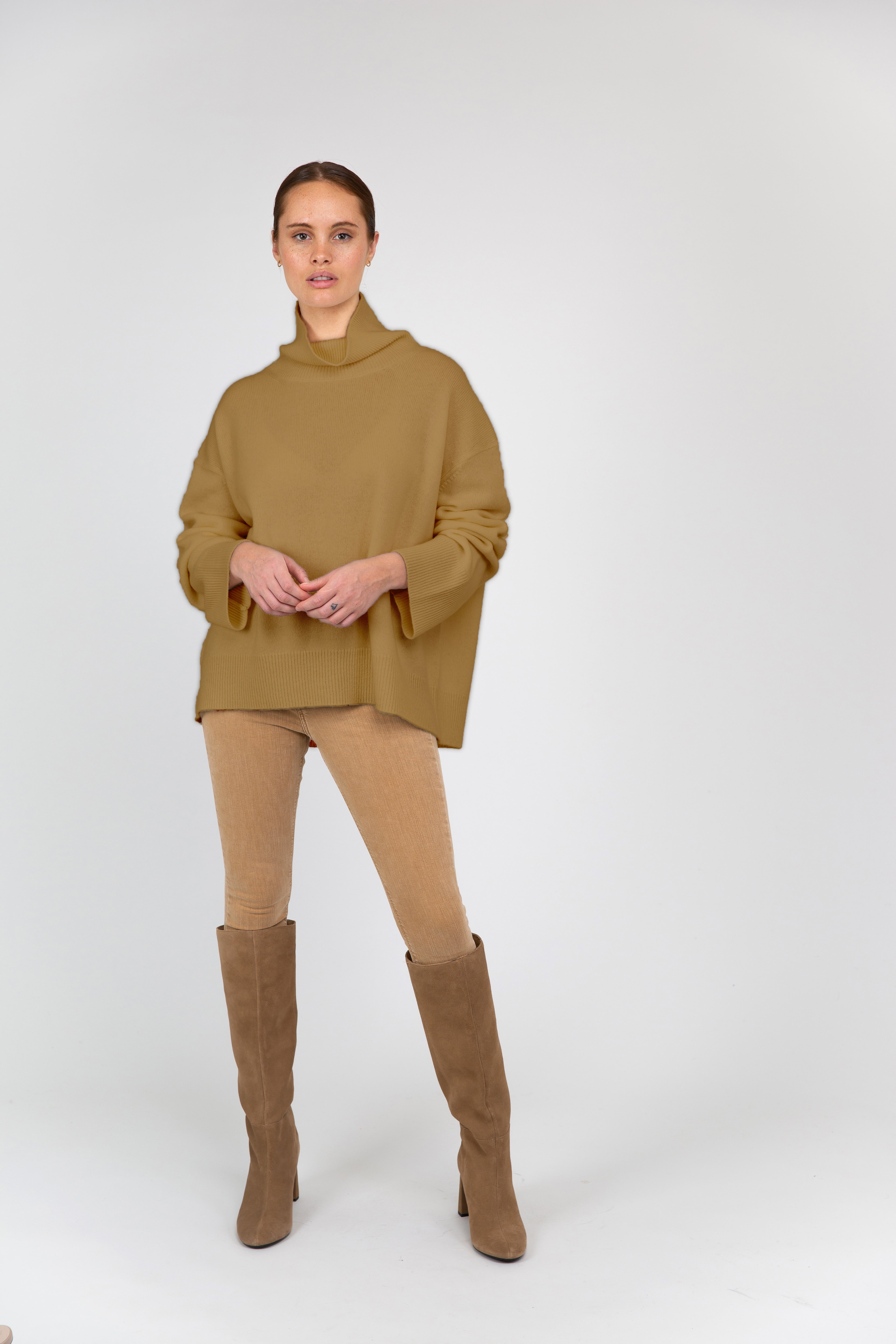 VAN KUKIL ROLL NECK JUMPER