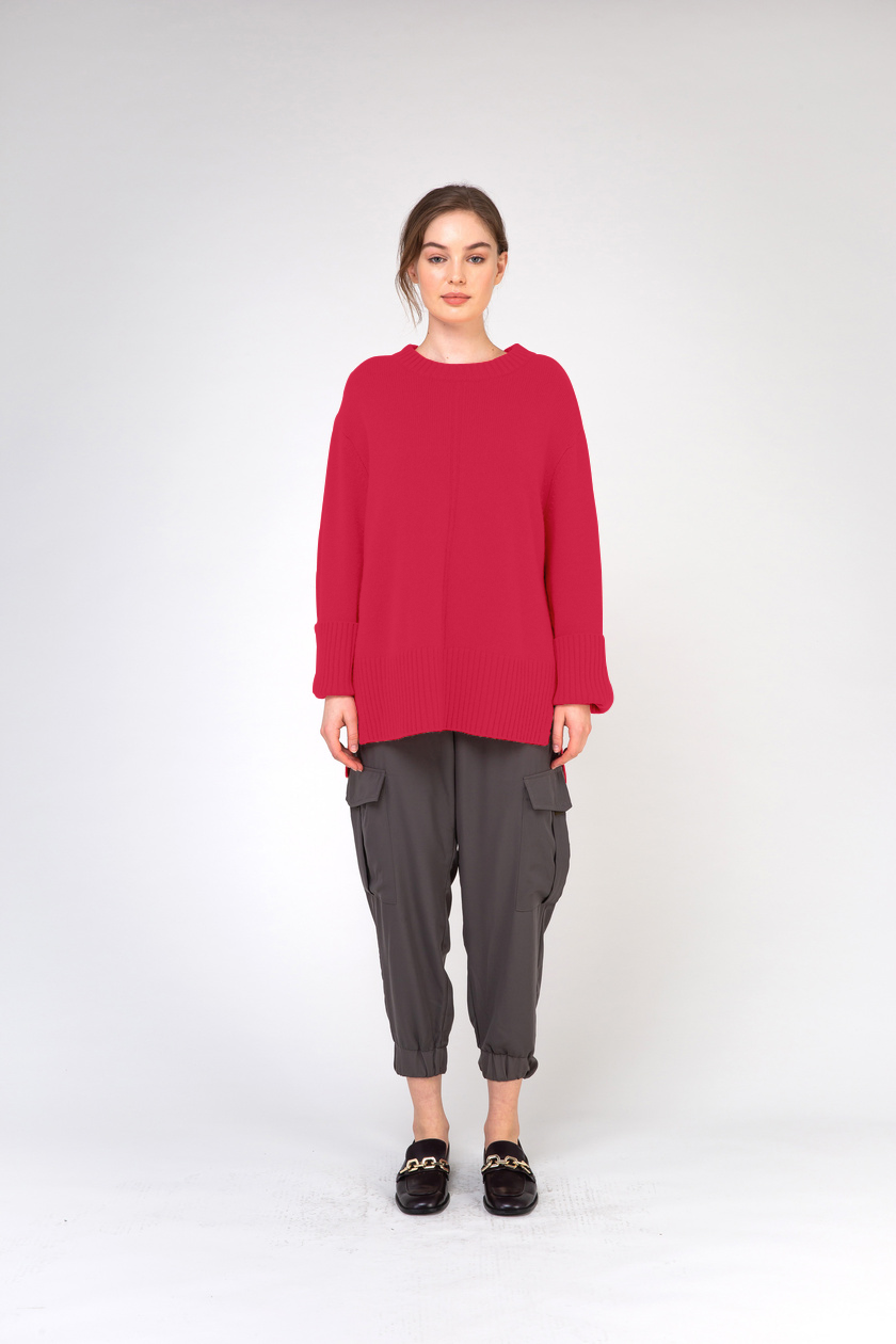 Van Kukil Relaxed Fit Crew Neck Jumper