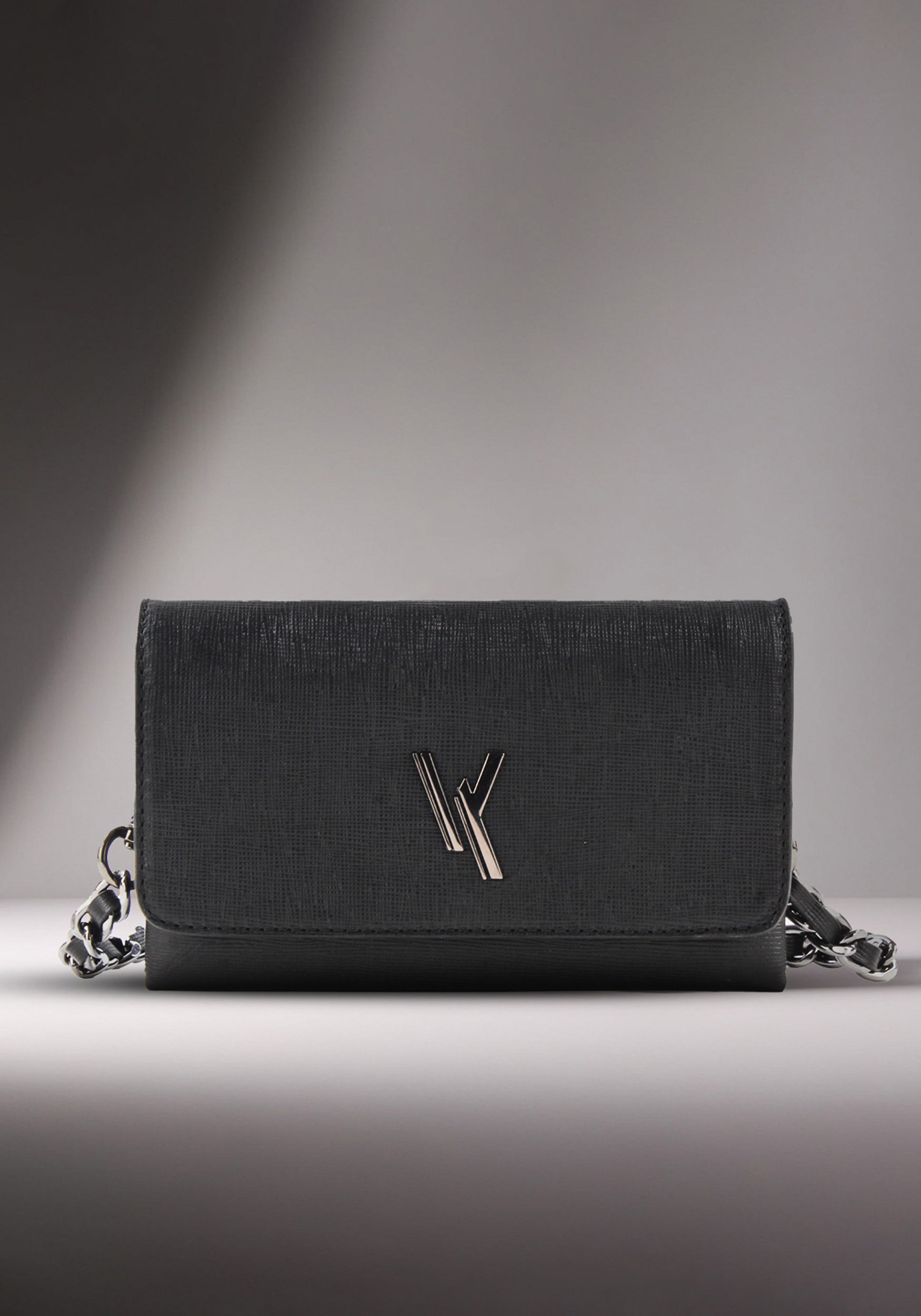 VAN KUKIL SAFFIANO LEATHER MINI SHOULDER BAG