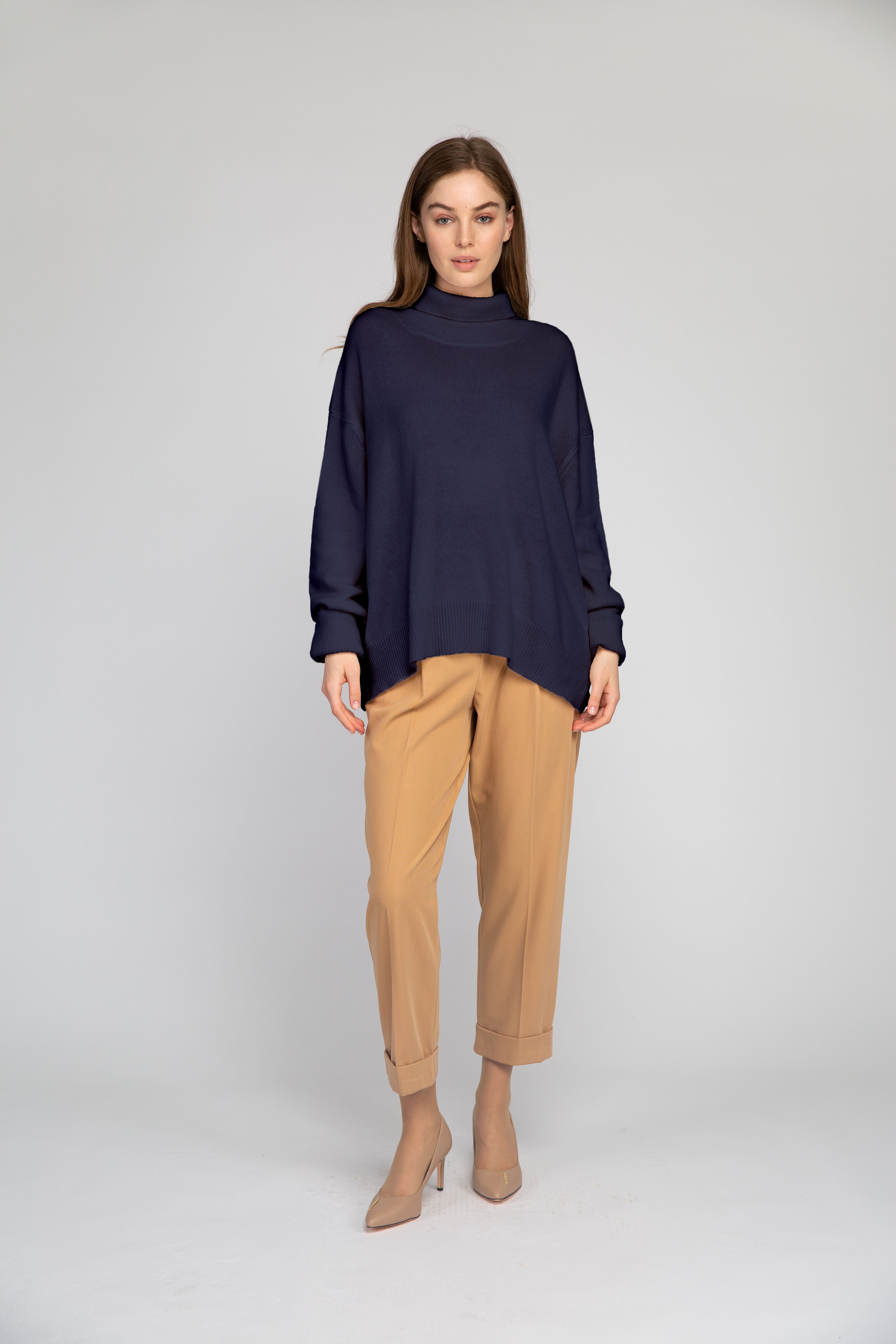 VAN KUKIL HIGH NECK JUMPER