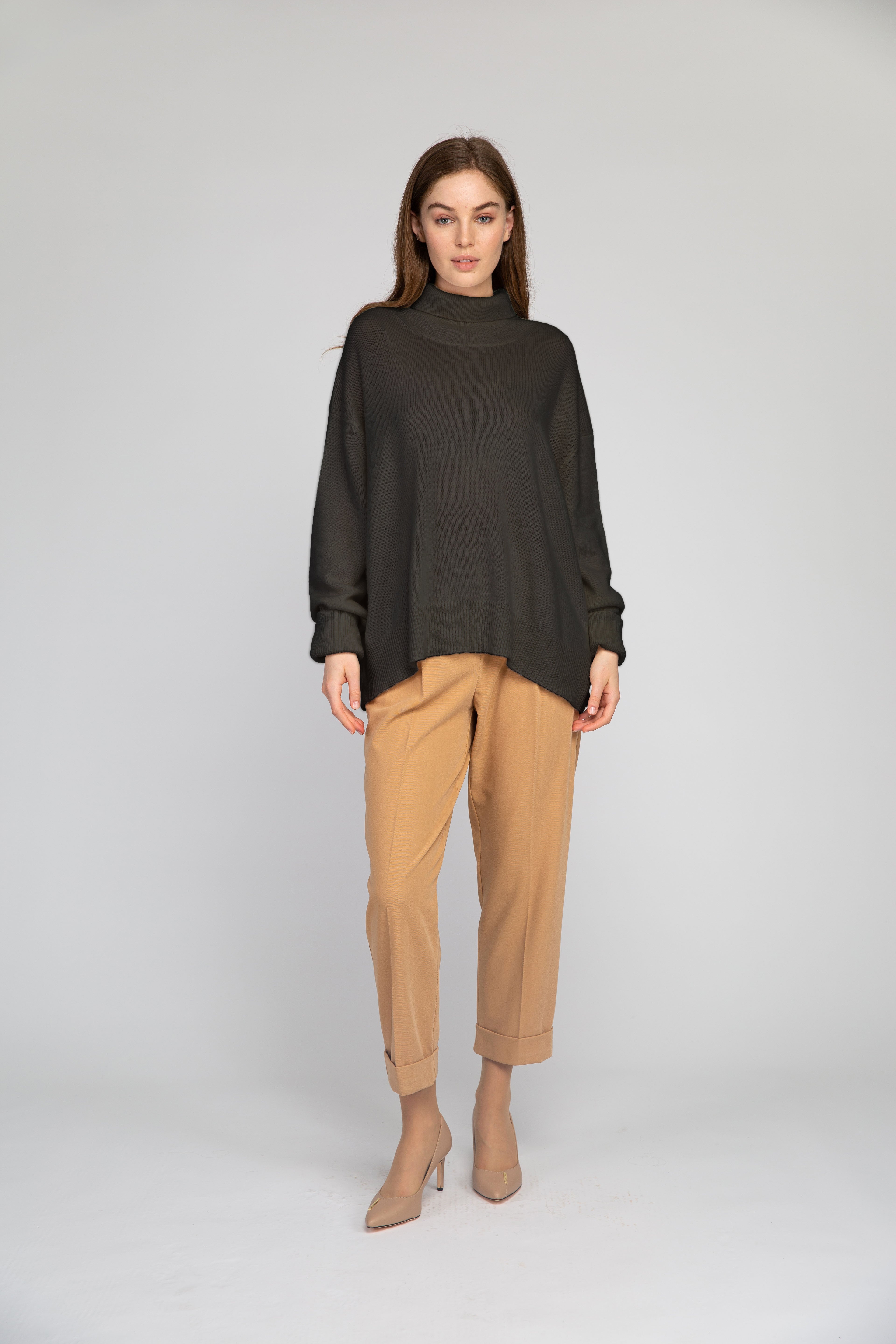 VAN KUKIL HIGH NECK JUMPER