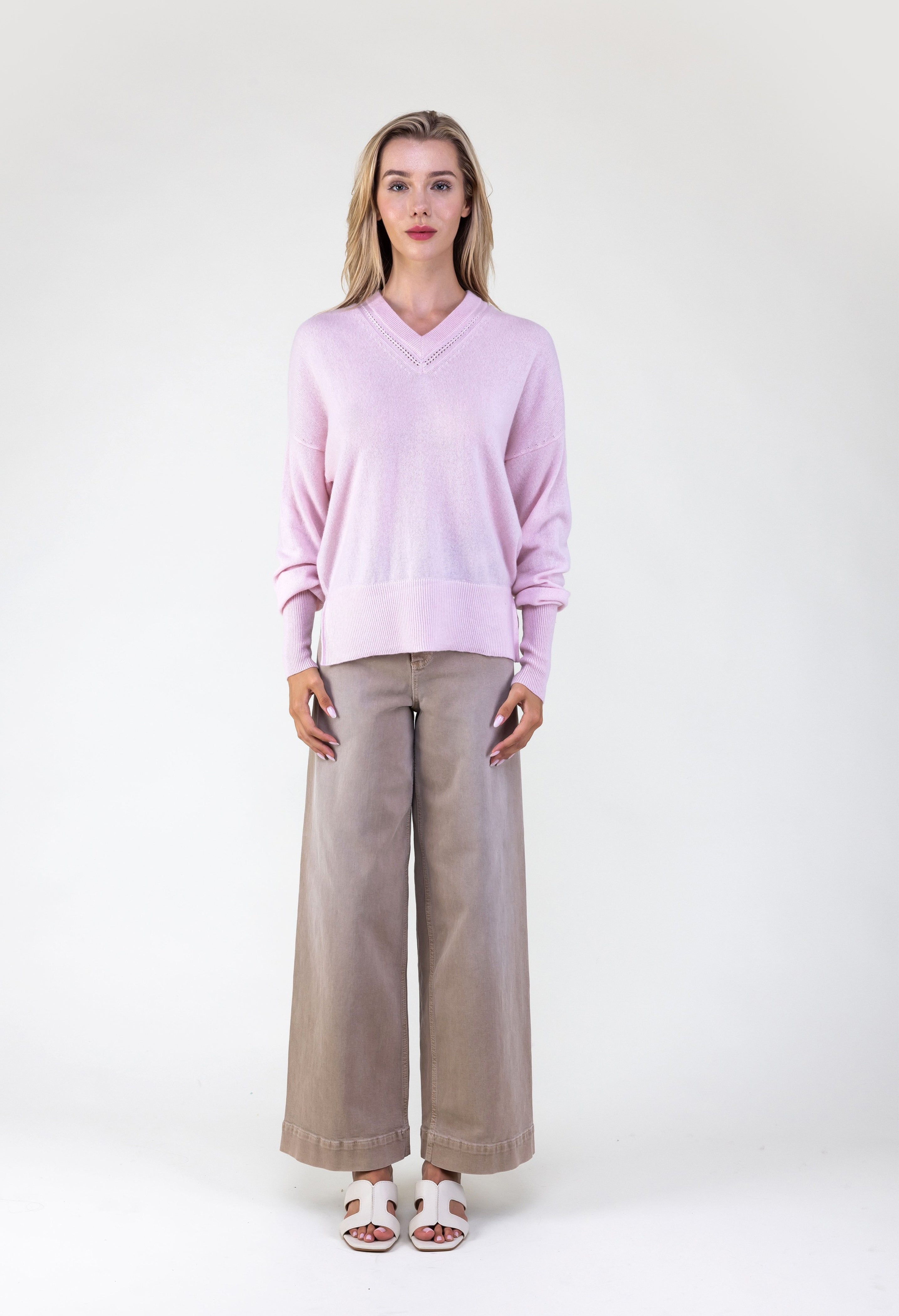 Van Kukil Cashmere V-Neck Sweater