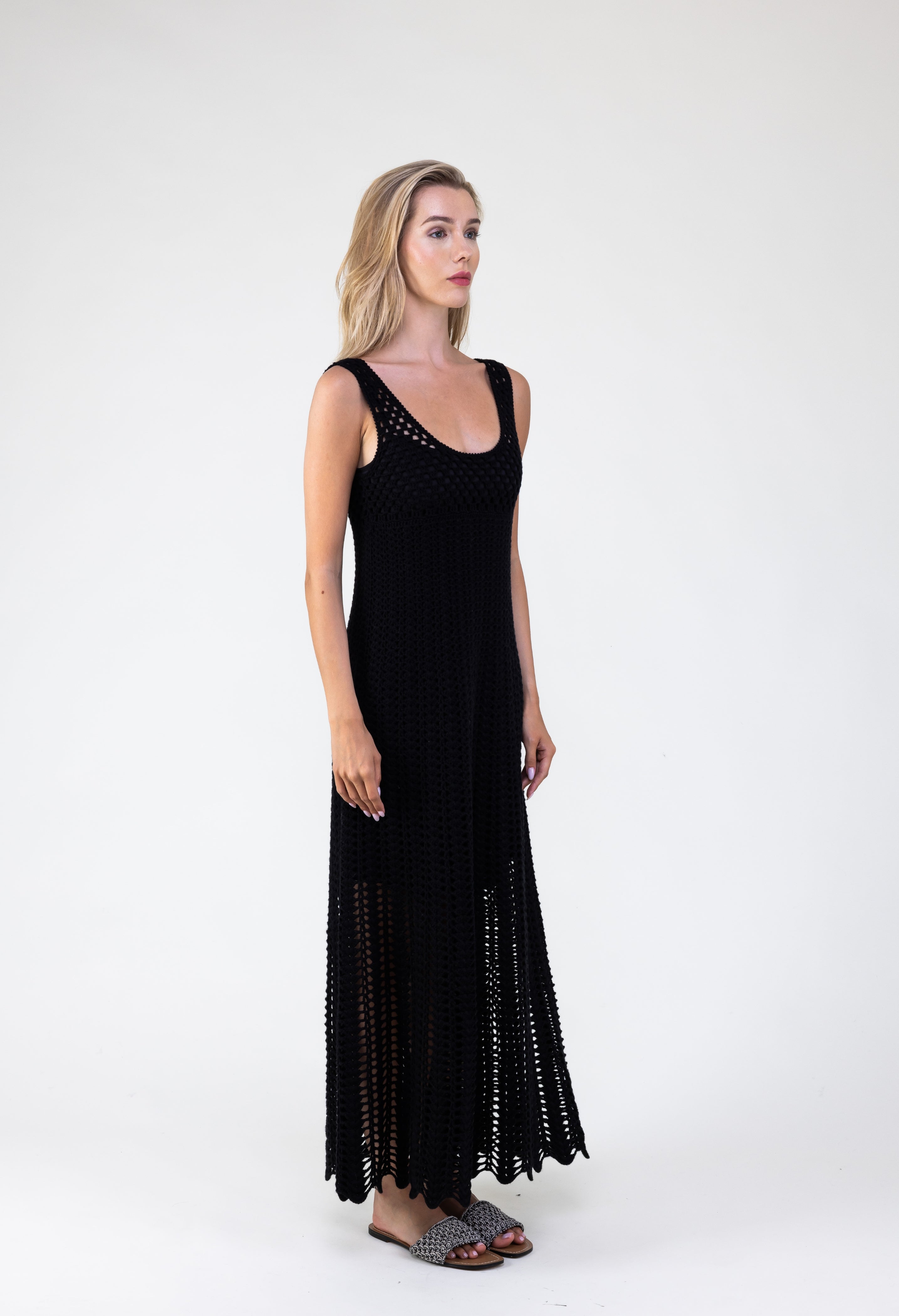 Van Kukil Hand-Crocheted Maxi Dress