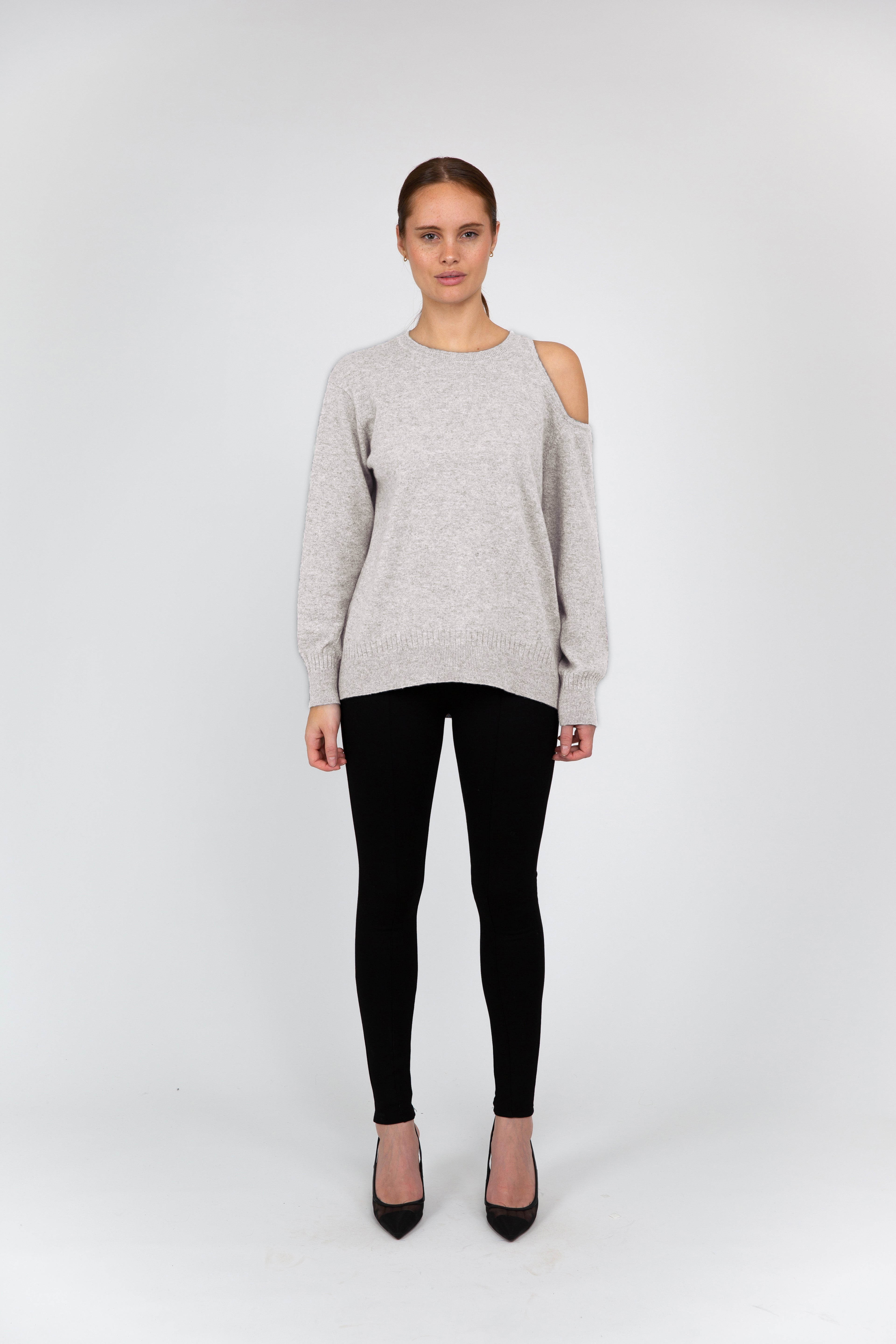 VAN KUKIL COLD SHOULDER JUMPER