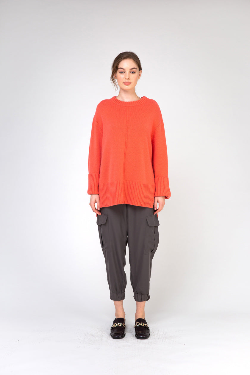 Van Kukil Relaxed Fit Crew Neck Jumper