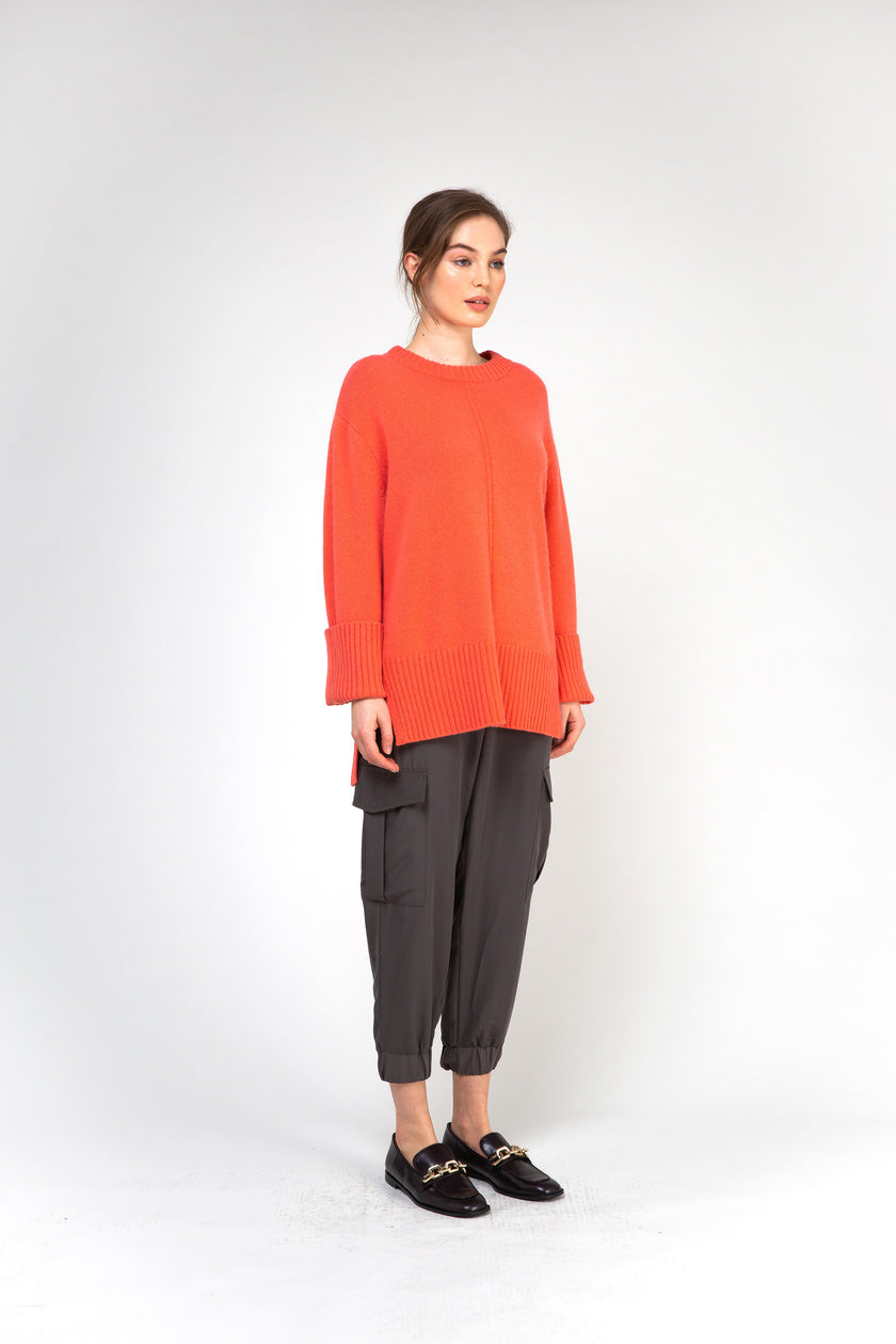 Van Kukil Relaxed Fit Crew Neck Jumper