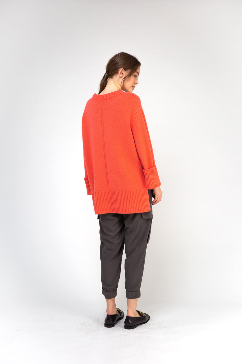 Van Kukil Relaxed Fit Crew Neck Jumper